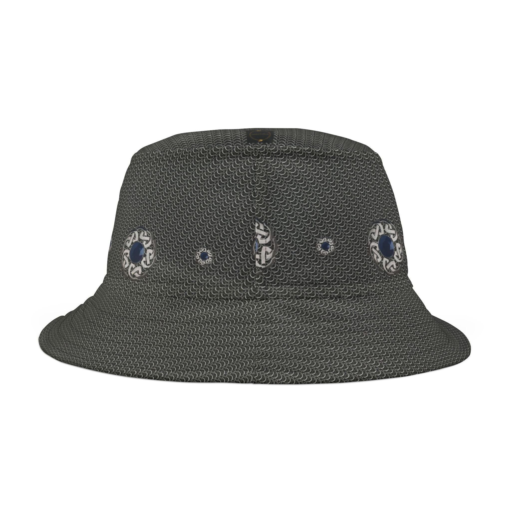 Bucket Hat, Chainmail Effect Design from Fabled Fashion