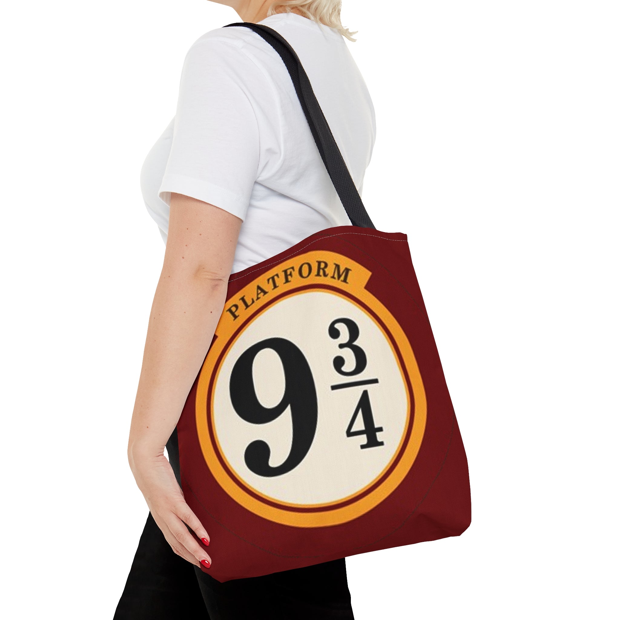 Platform 9 3/4 Harry Potter Hogwarts express inspired AOP Tote Bag