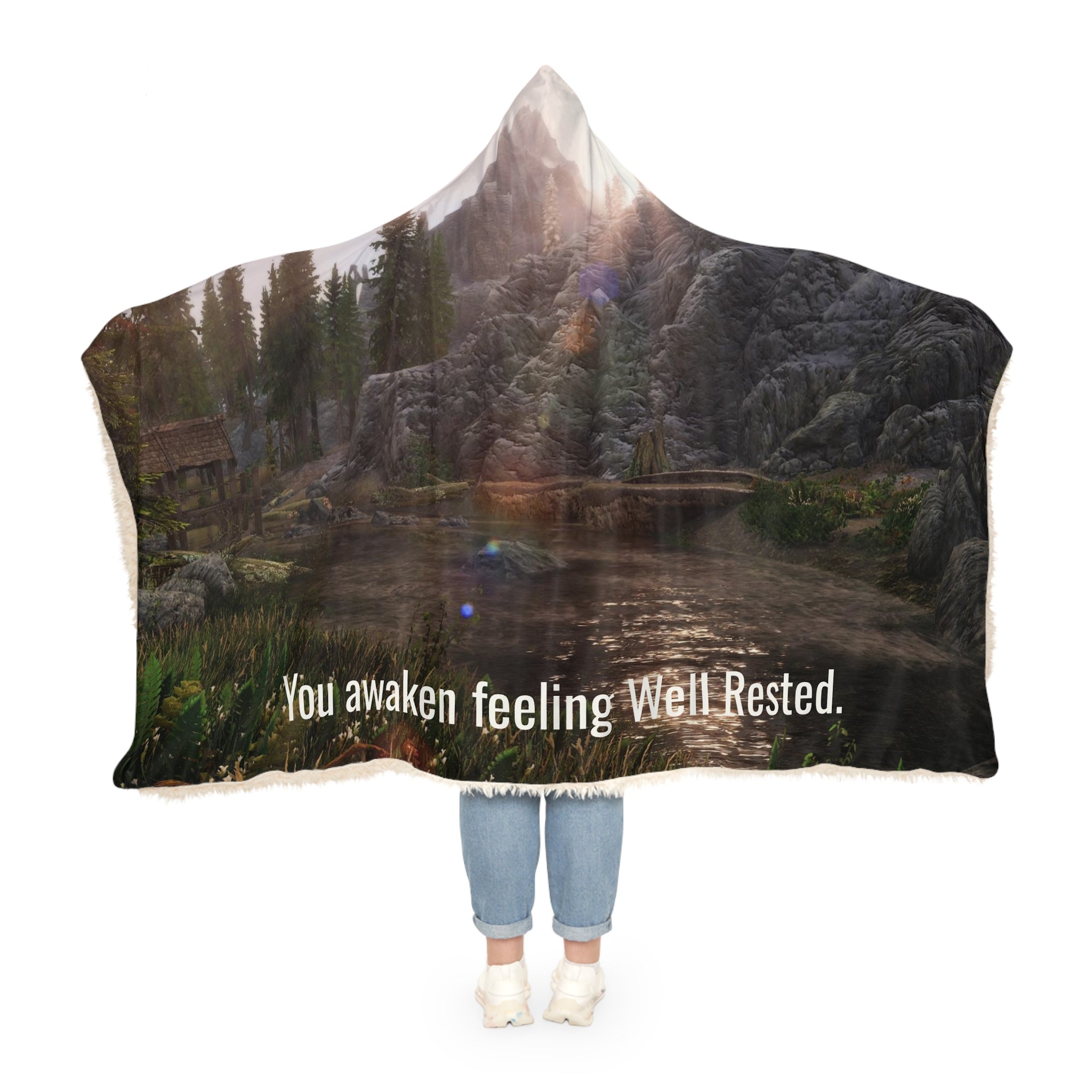 Dragonborn Skyrim Snuggle Blanket