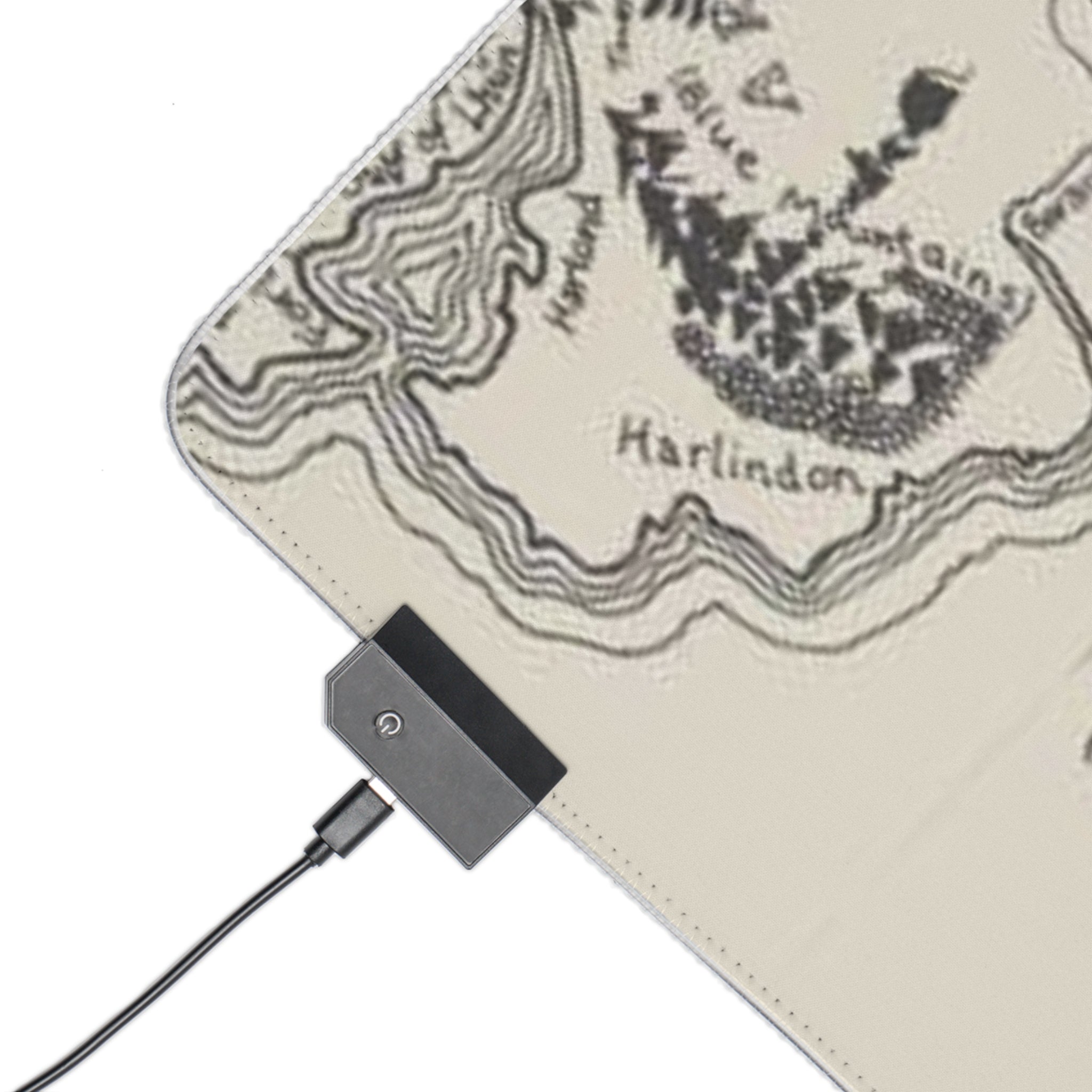 Lord of the rings inspired Middle Earth LED Gaming Mouse Pad