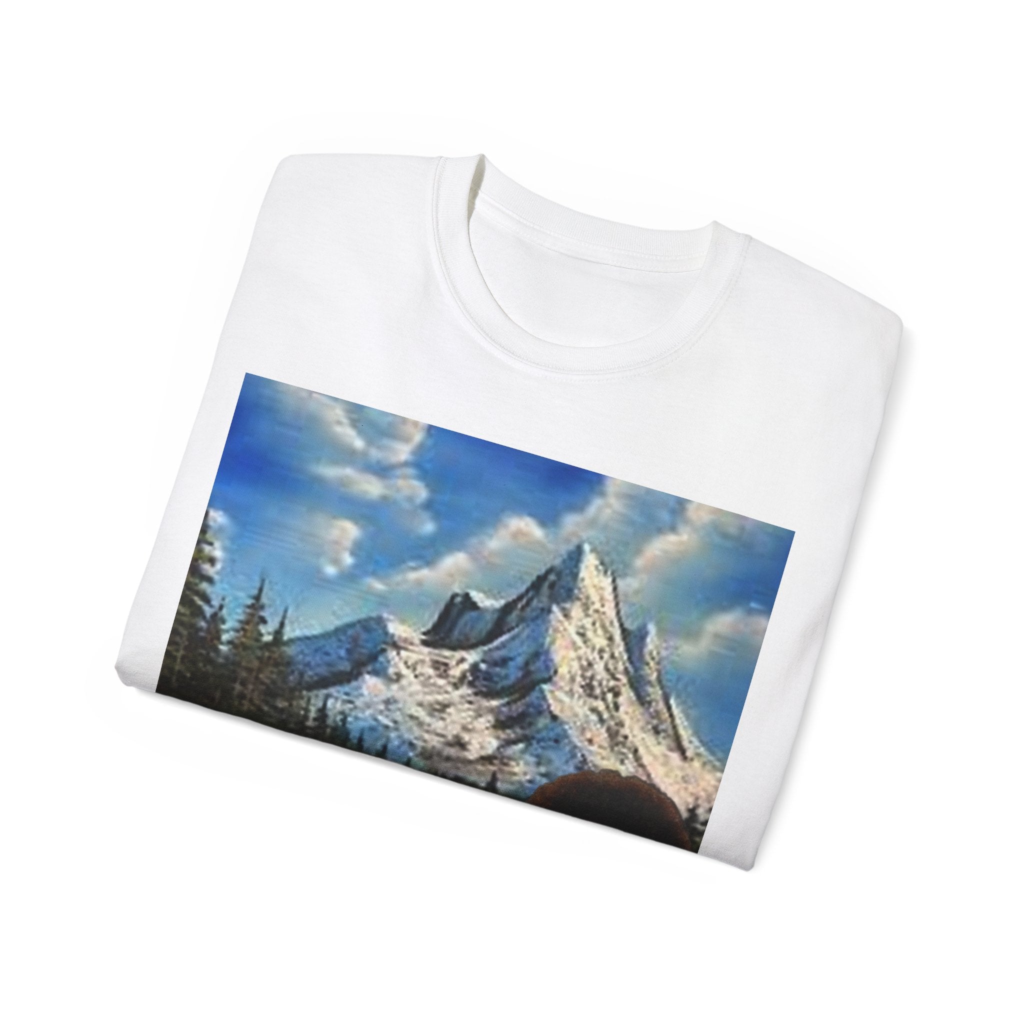 Bob Ross inspired 'little squirrel' Unisex Ultra Cotton Tee