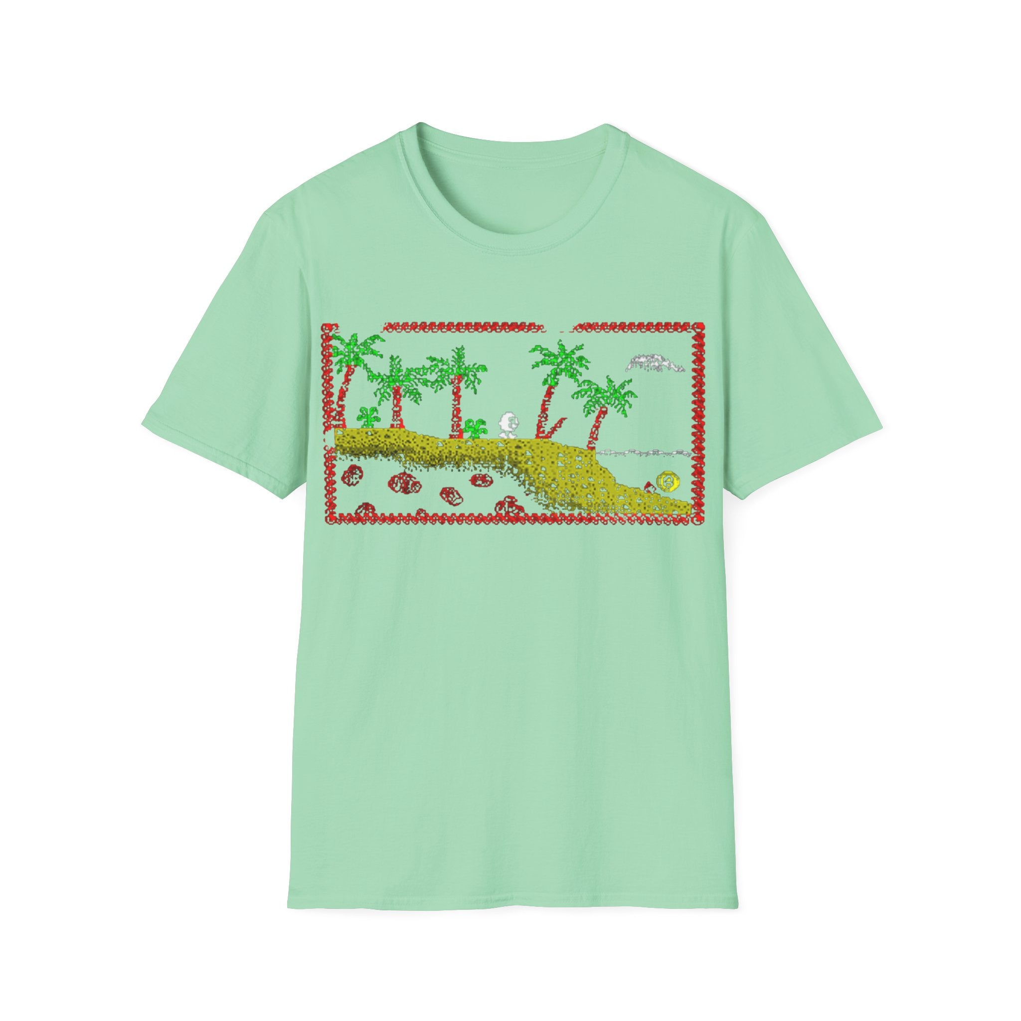 Dizzy Egg Retro Unisex Softstyle T-Shirt