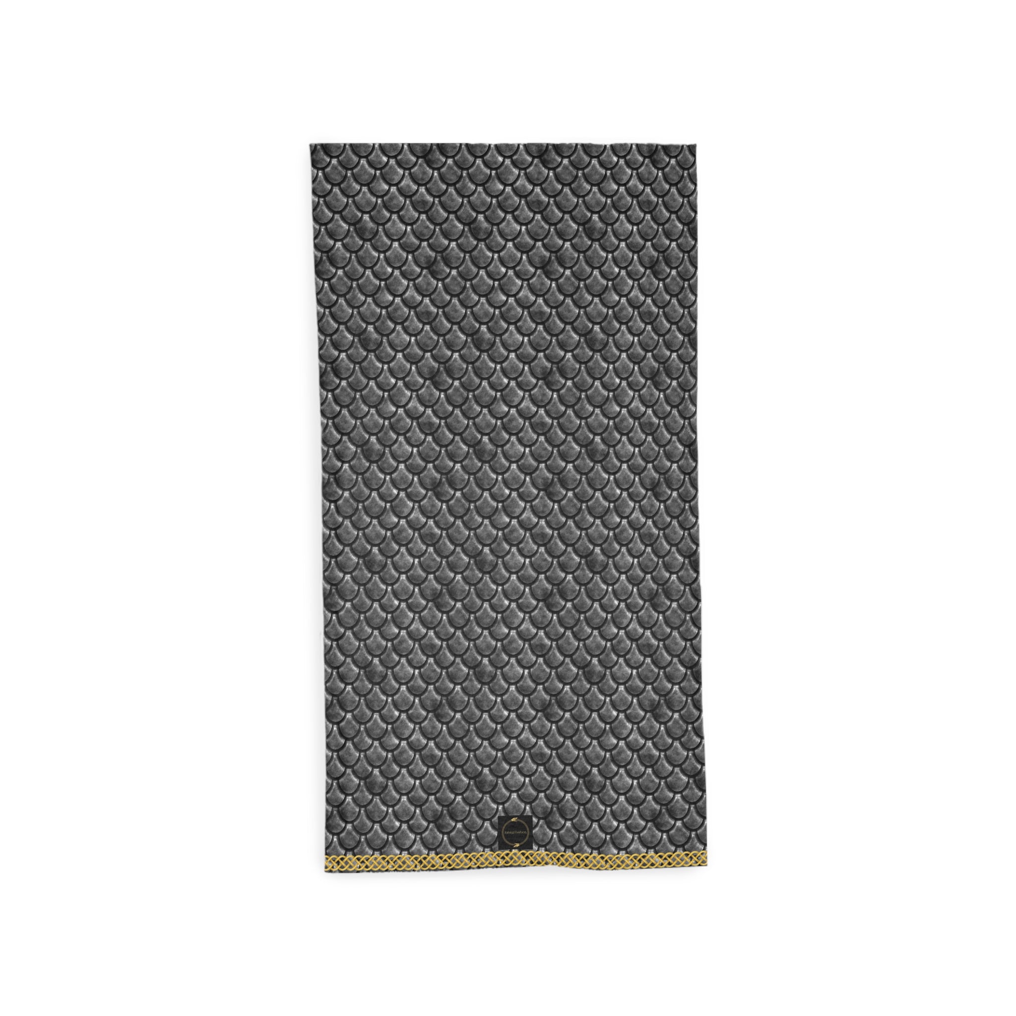 Fabled Fashion Scaled armour printed Tube Scarf