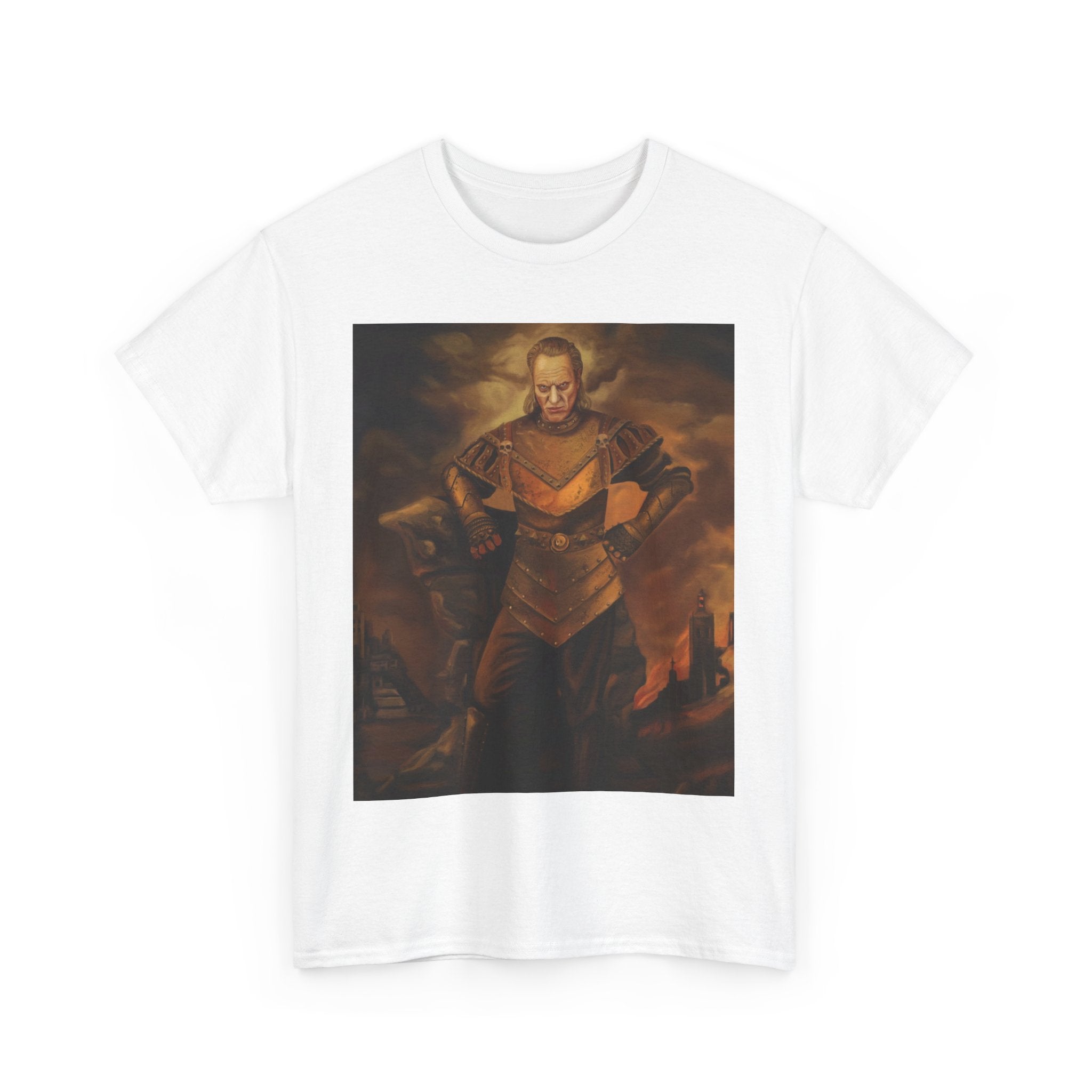 Vigo the Cruel Unisex Heavy Cotton Tee, Ghostbusters 2 Inspired Fan Art, Lord Vigo, Sorrow of Moldavia, Halloween Shirt, Horror Movie Gift,