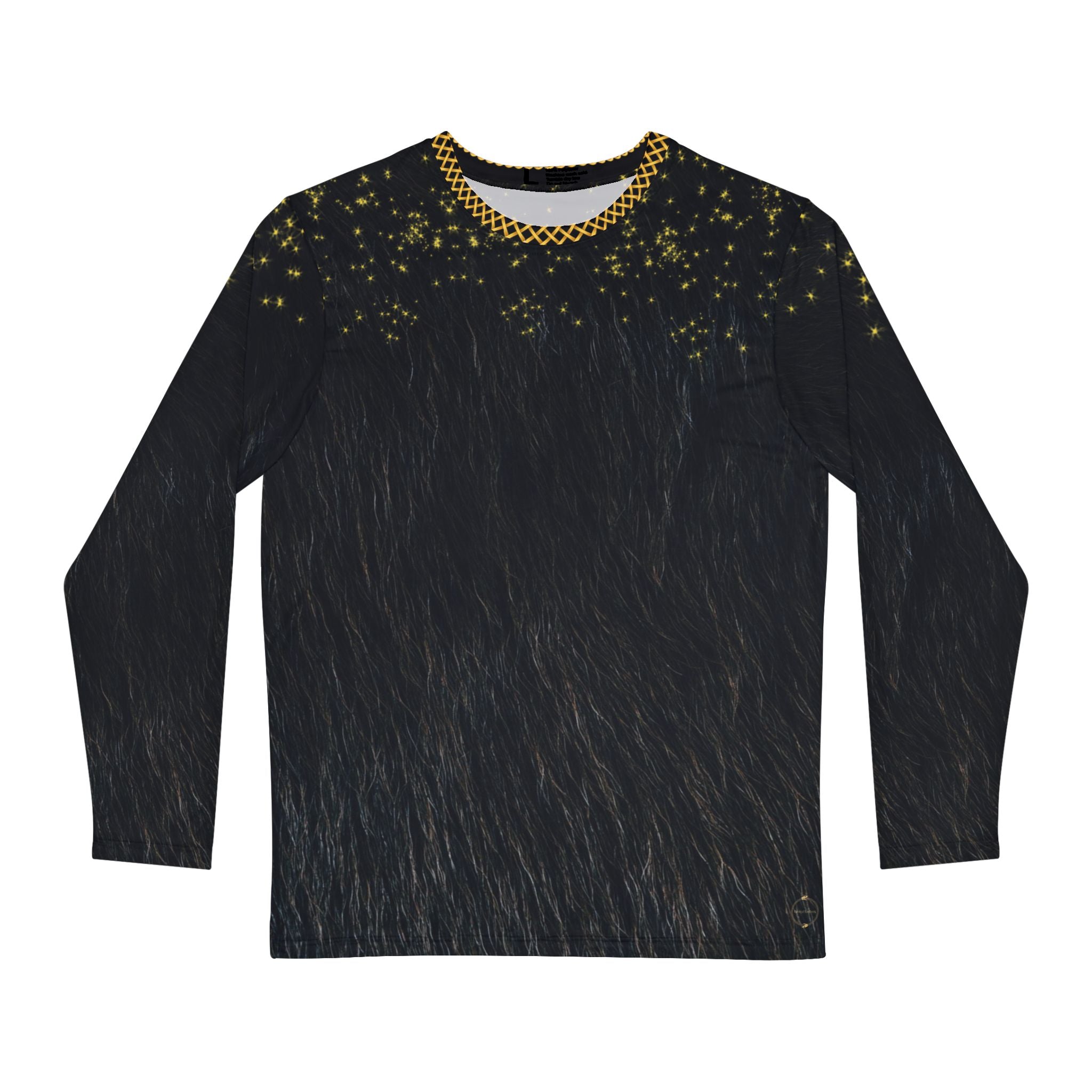 Fabled Fashion Niffler Fur Men's Long Sleeve  AOP Shirt