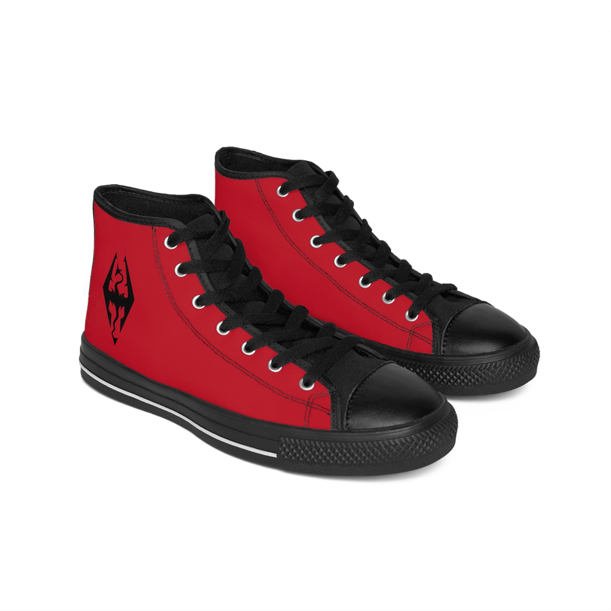 Dragonborn Women's Classic Sneakers (Red)