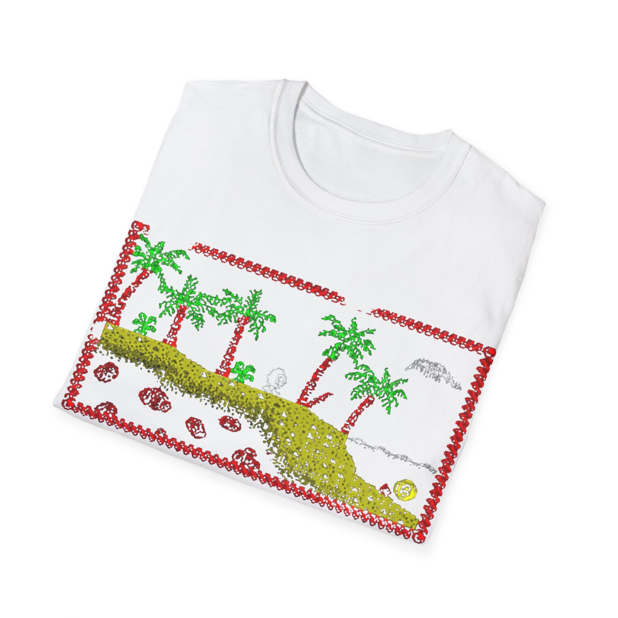 Dizzy Egg Retro Unisex Softstyle T-Shirt