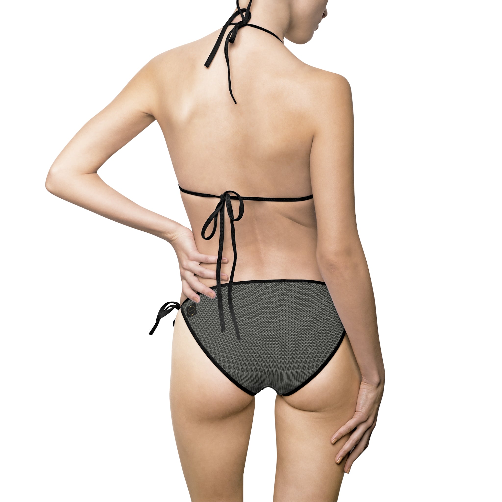 Fabled Fashion Chainmail effect Women's Bikini Swimsuit (AOP)