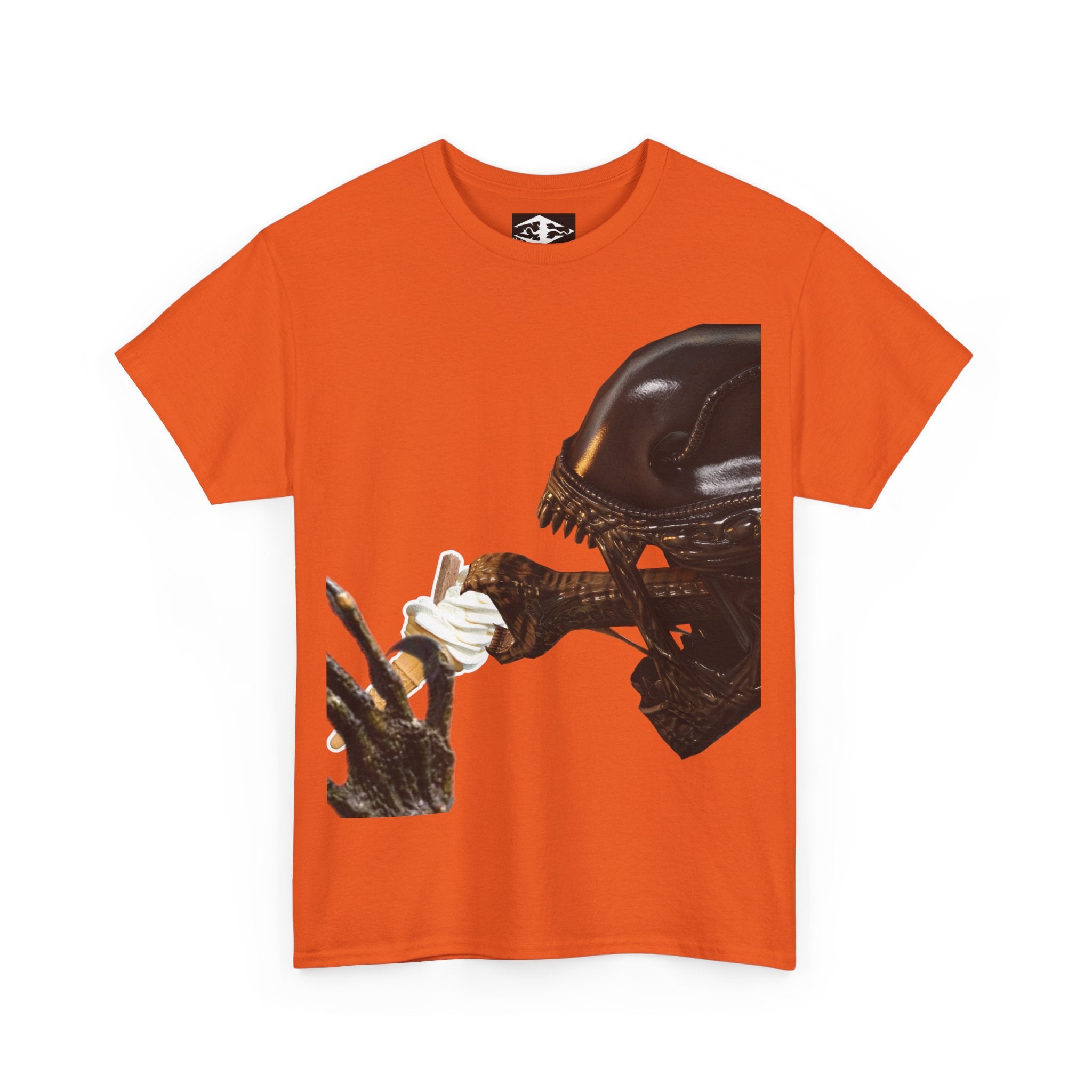 Alien ice cream Unisex Funny Heavy Cotton Tee