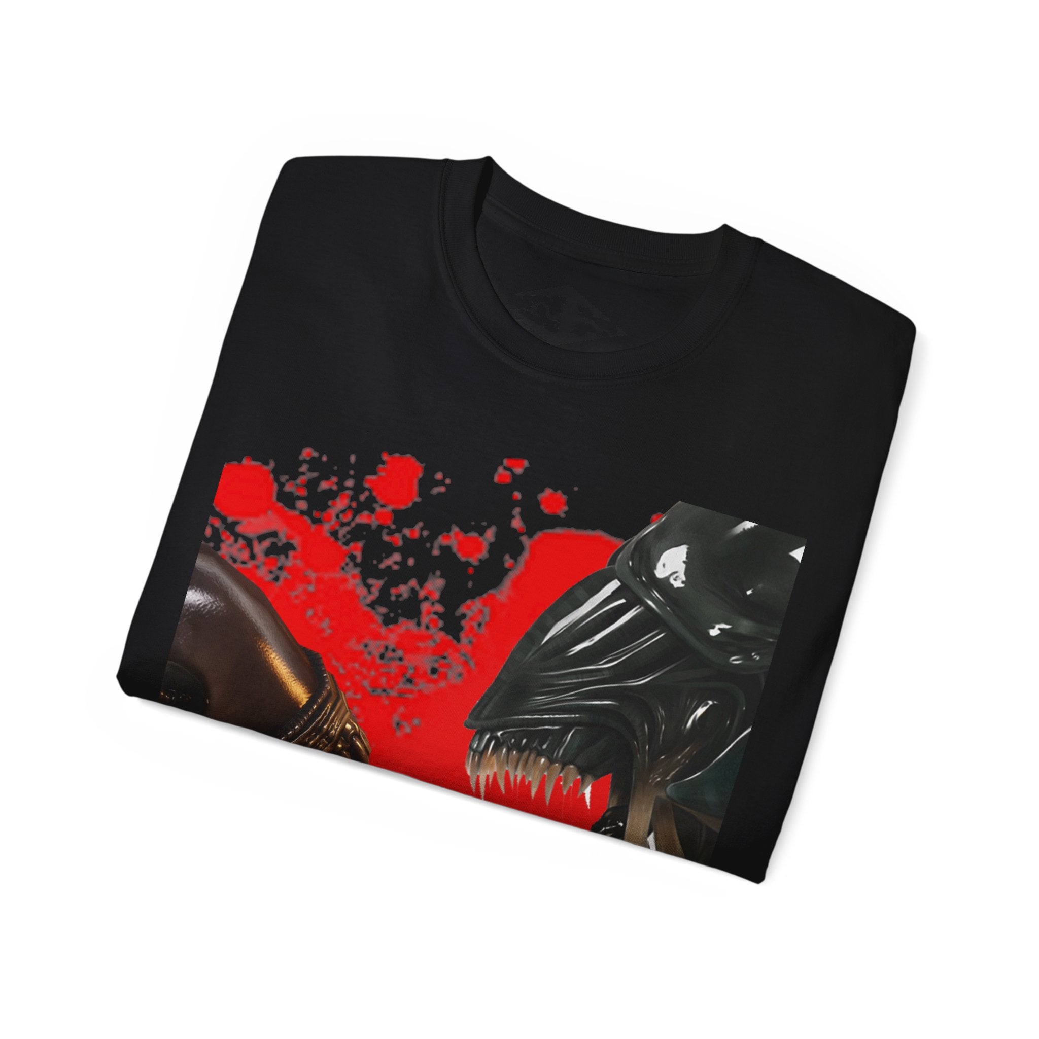 Aliens 'Love at first bite' Funny Unisex Ultra Cotton Tee