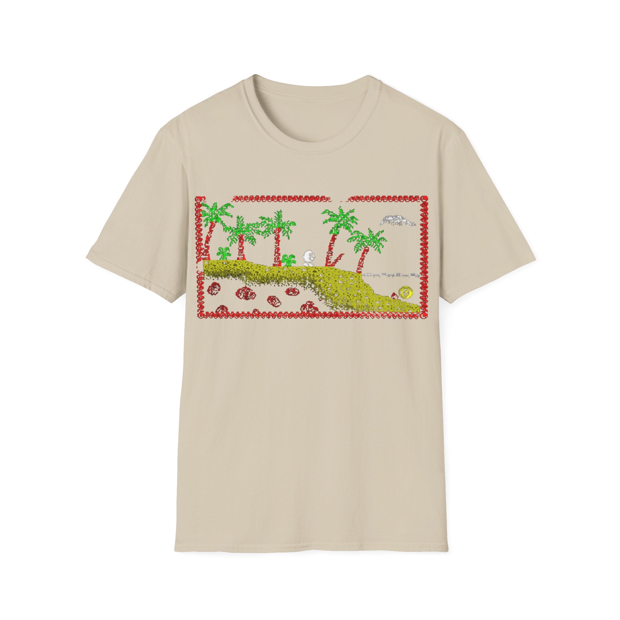 Dizzy Egg Retro Unisex Softstyle T-Shirt