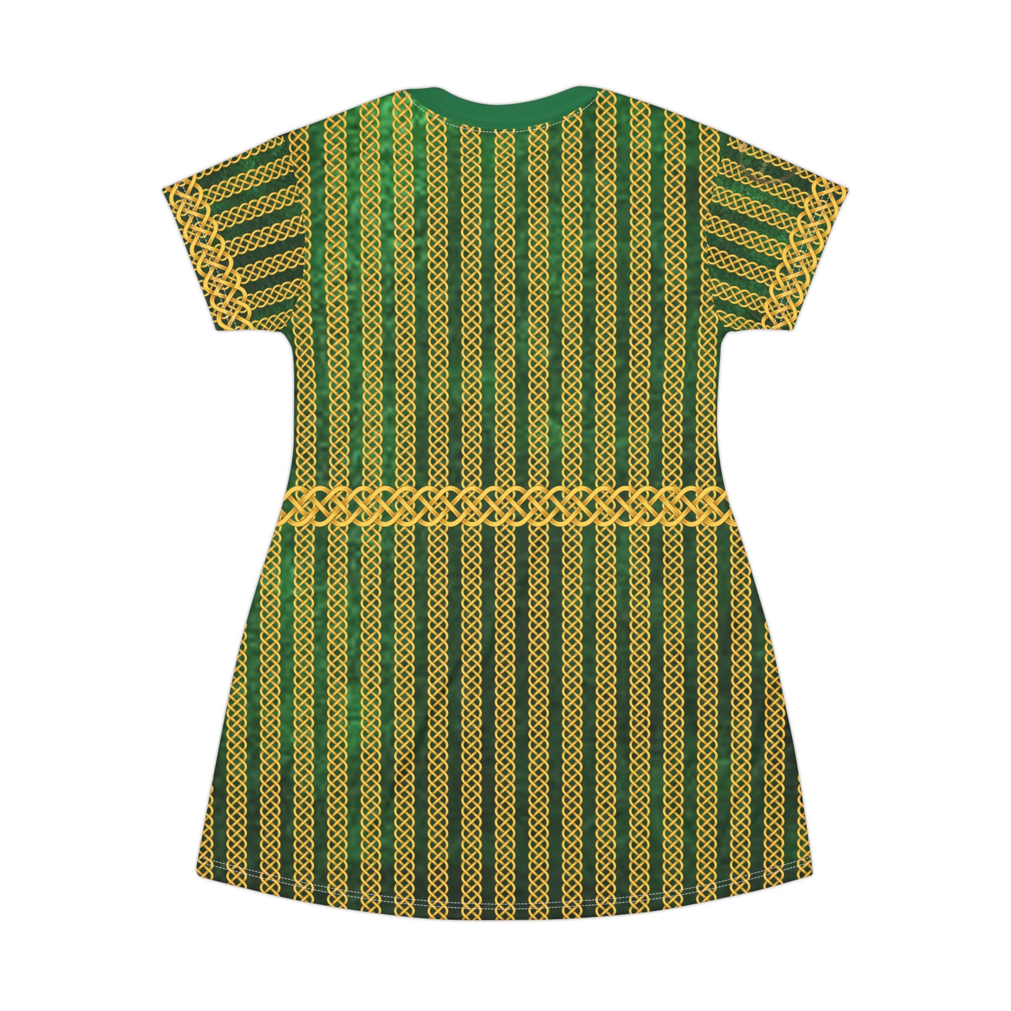 Fabled Fashion Celtic Knot Medieval fashion All Over Print T-Shirt Dress