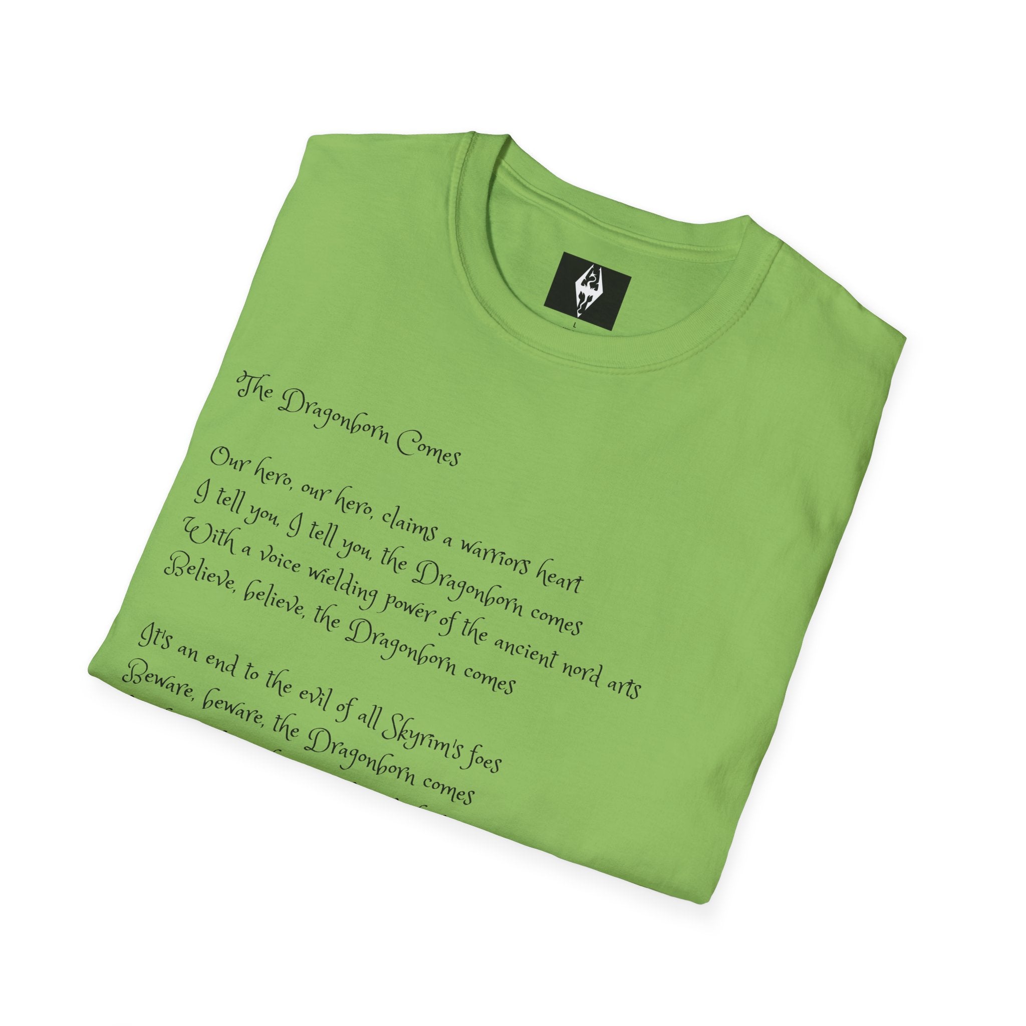 'The Dragonborn comes' Unisex Softstyle T-Shirt