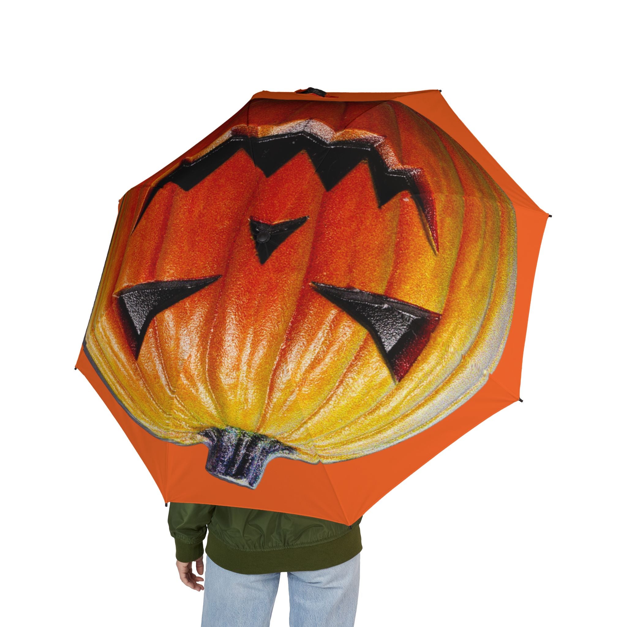 Halloween Umbrella with Jack O Lantern Design