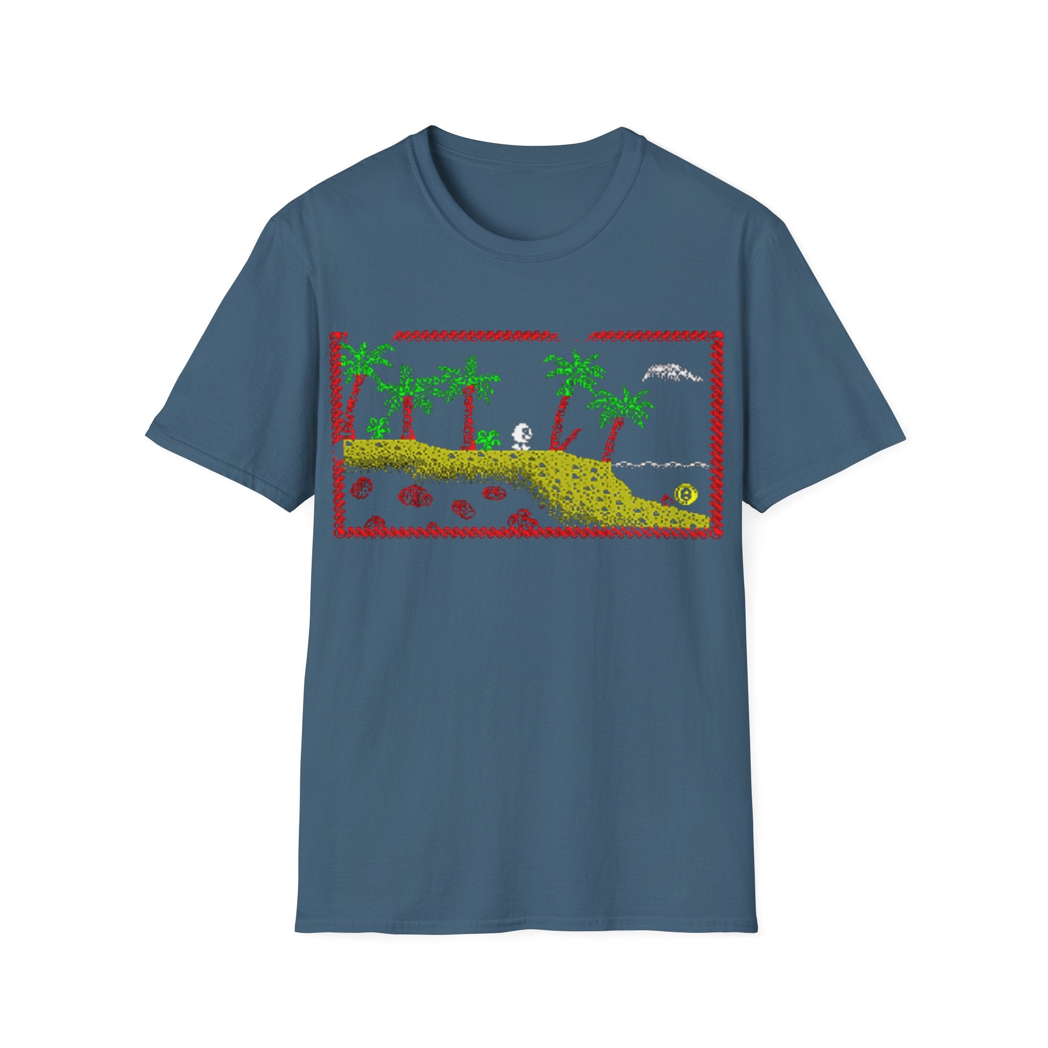 Dizzy Egg Retro Unisex Softstyle T-Shirt