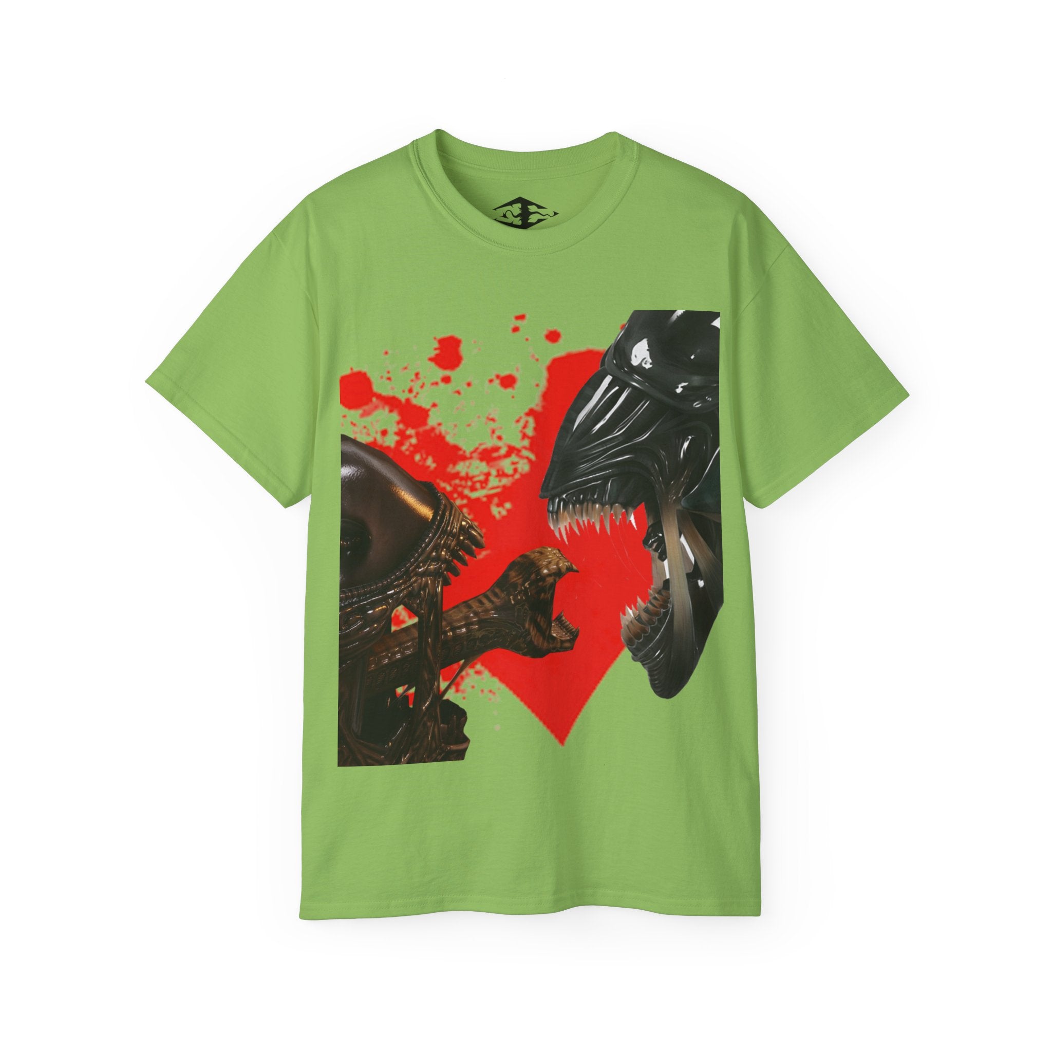 Aliens 'Love at first bite' Funny Unisex Ultra Cotton Tee