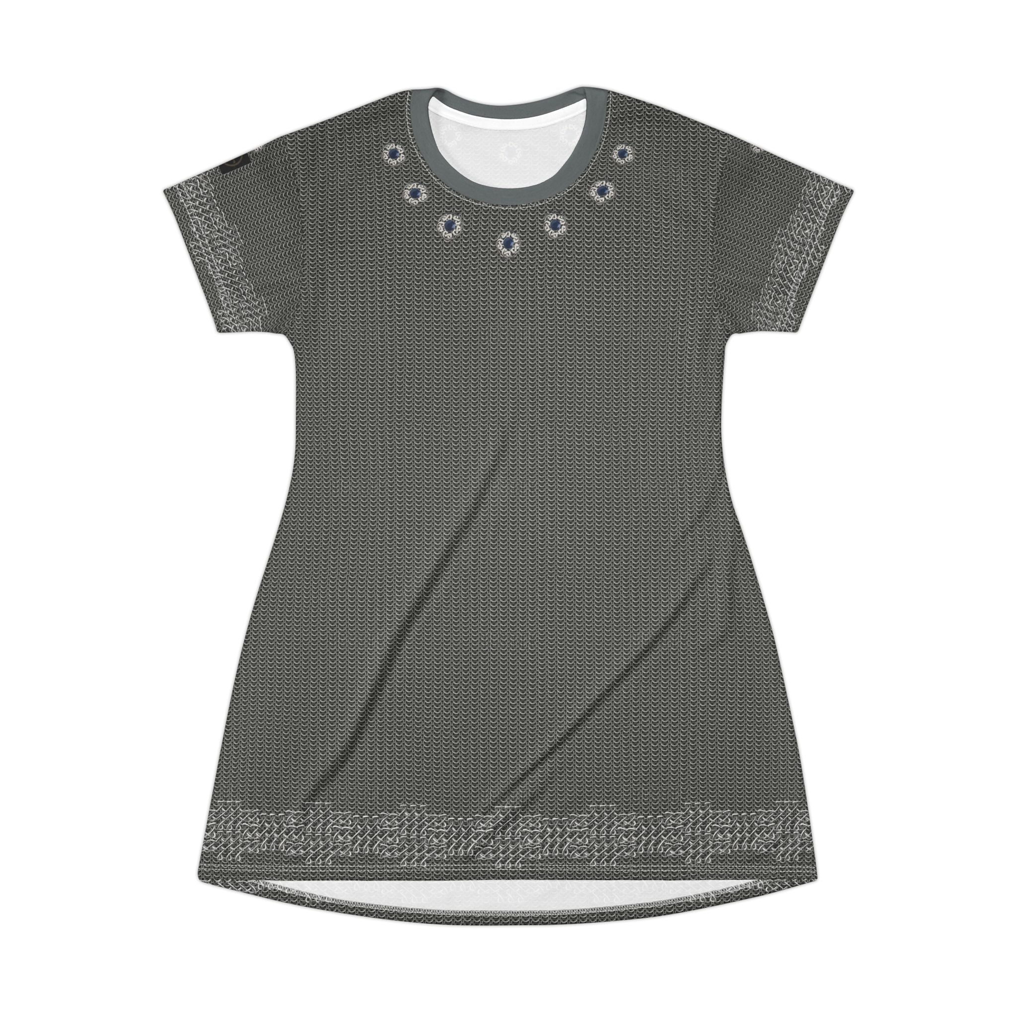 Chainmail T-Shirt Dress by Fabled Fashion