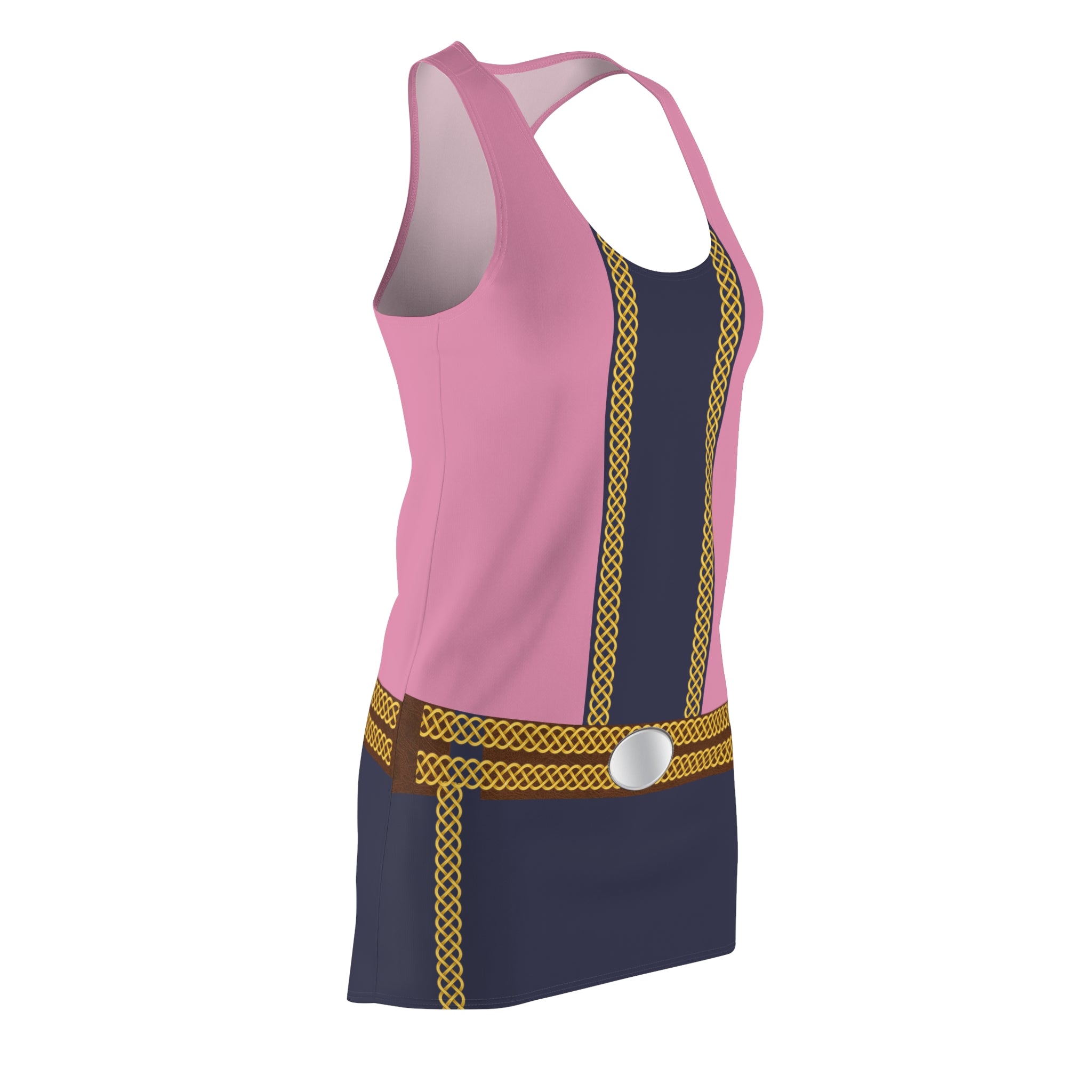 Fabled Fashion Elizabeth Liones Seven Deadly Sins inspired Women's Cut & Sew Racerback Dress (AOP)