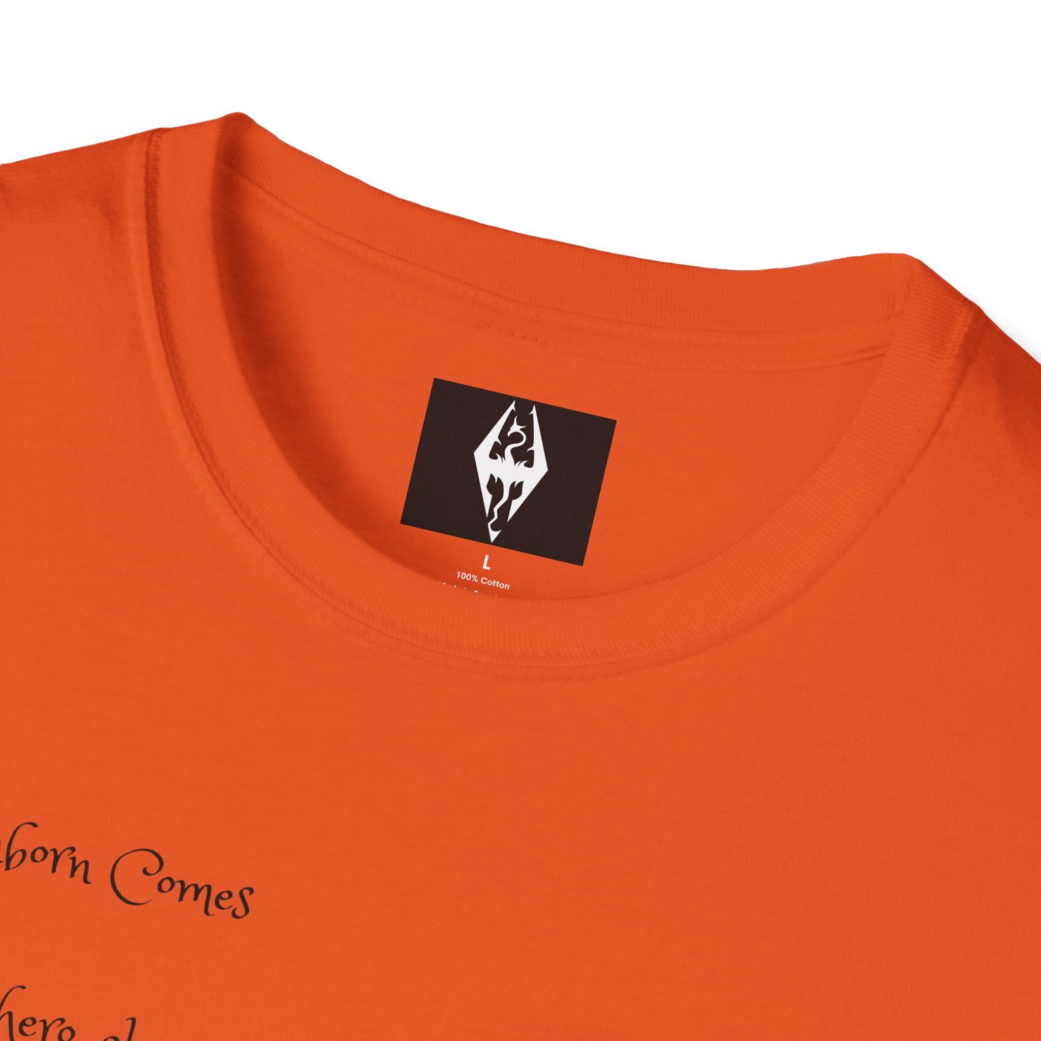 'The Dragonborn comes' Unisex Softstyle T-Shirt