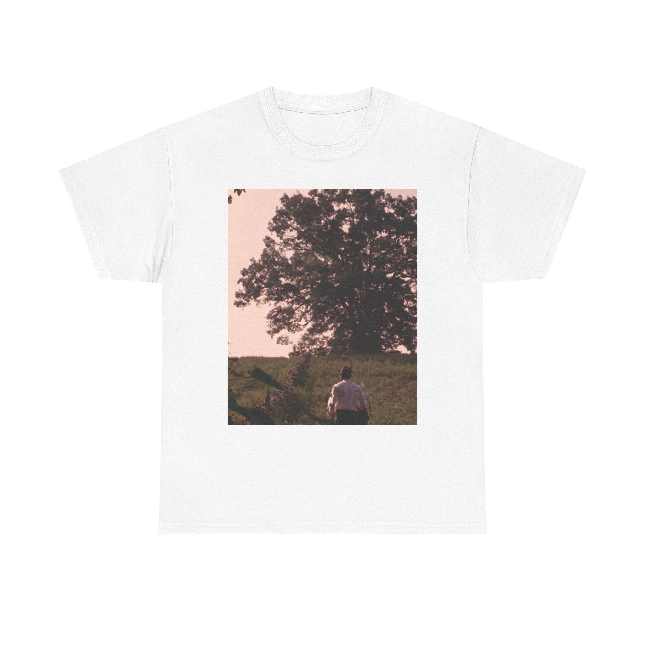 Red at the tree shawshank inspired Unisex Heavy Cotton Tee.