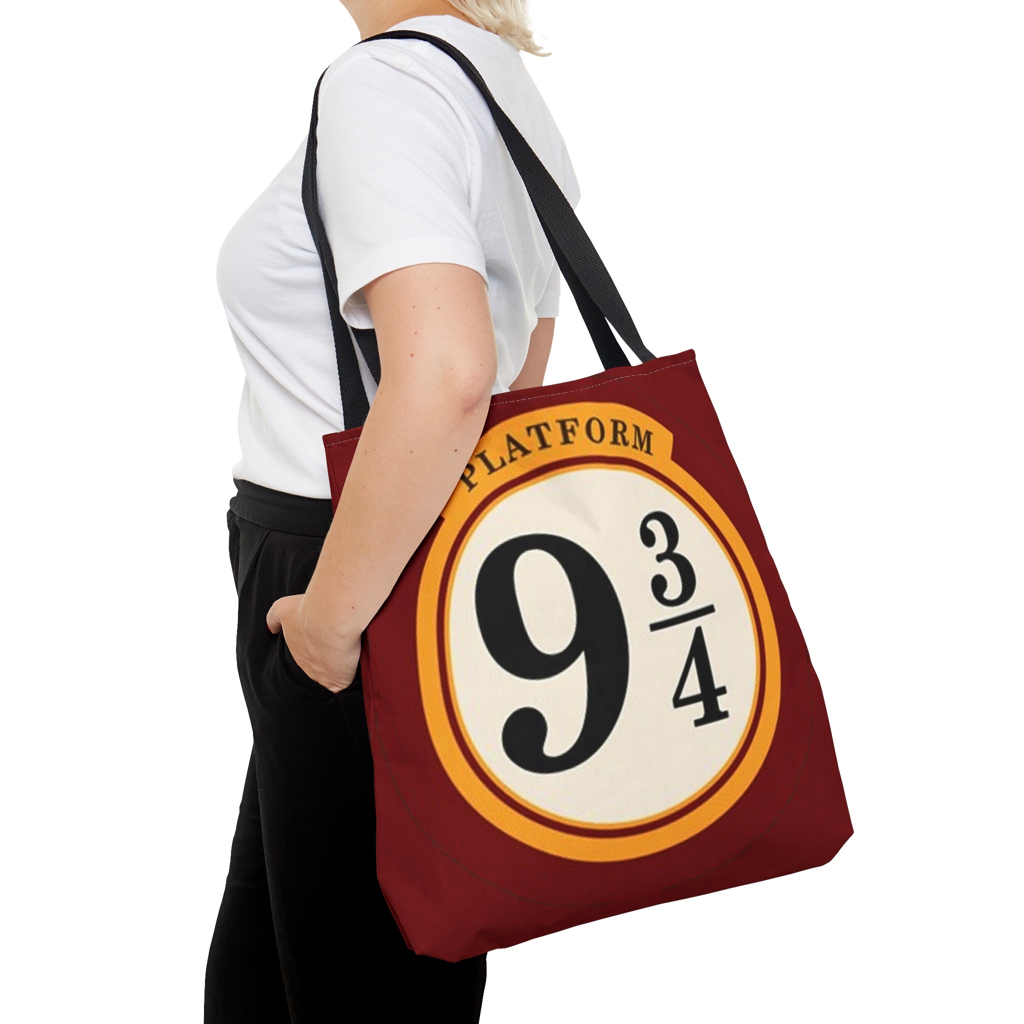 Platform 9 3/4 Harry Potter Hogwarts express inspired AOP Tote Bag