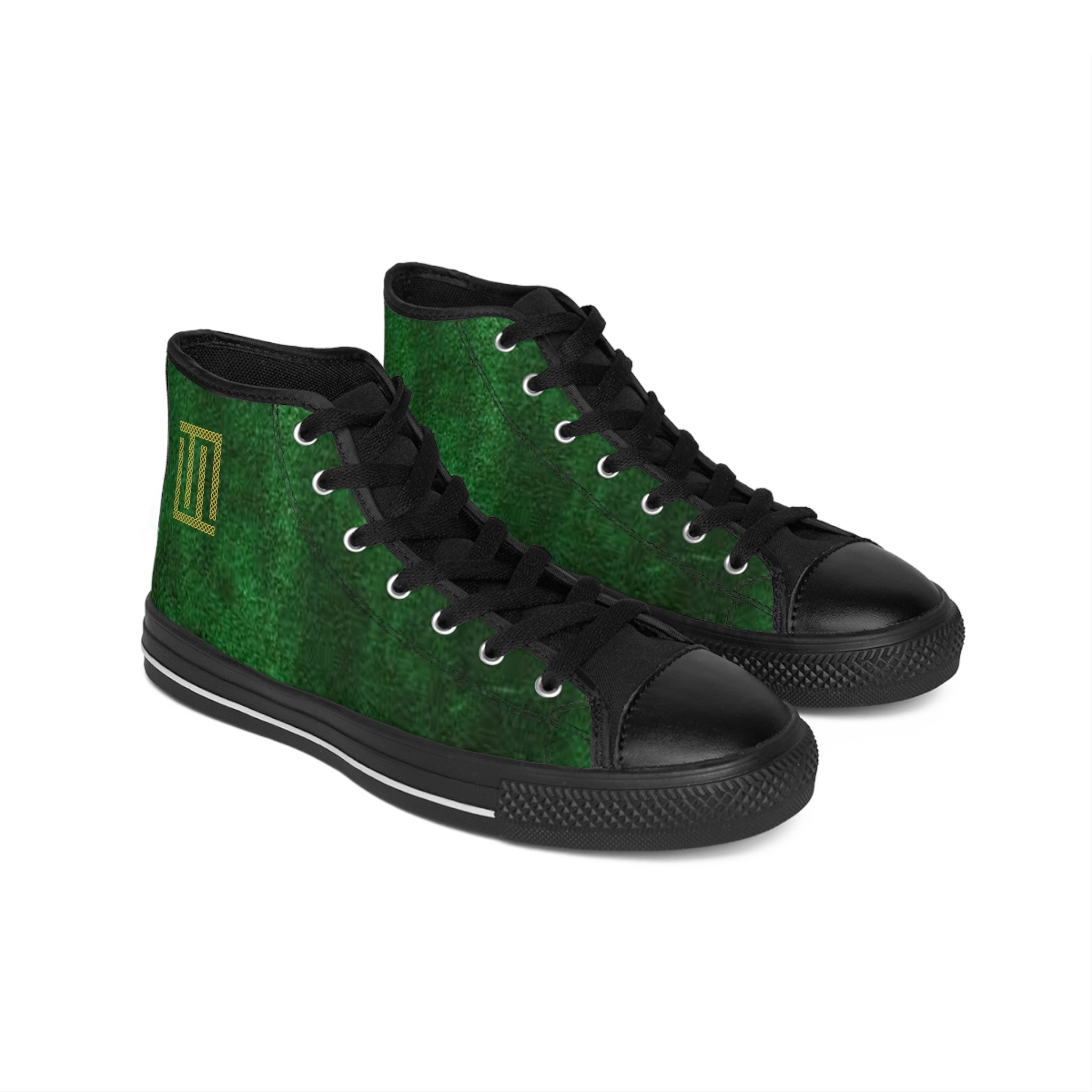 Fabled Fashion Green Velvet Women's Classic Sneakers