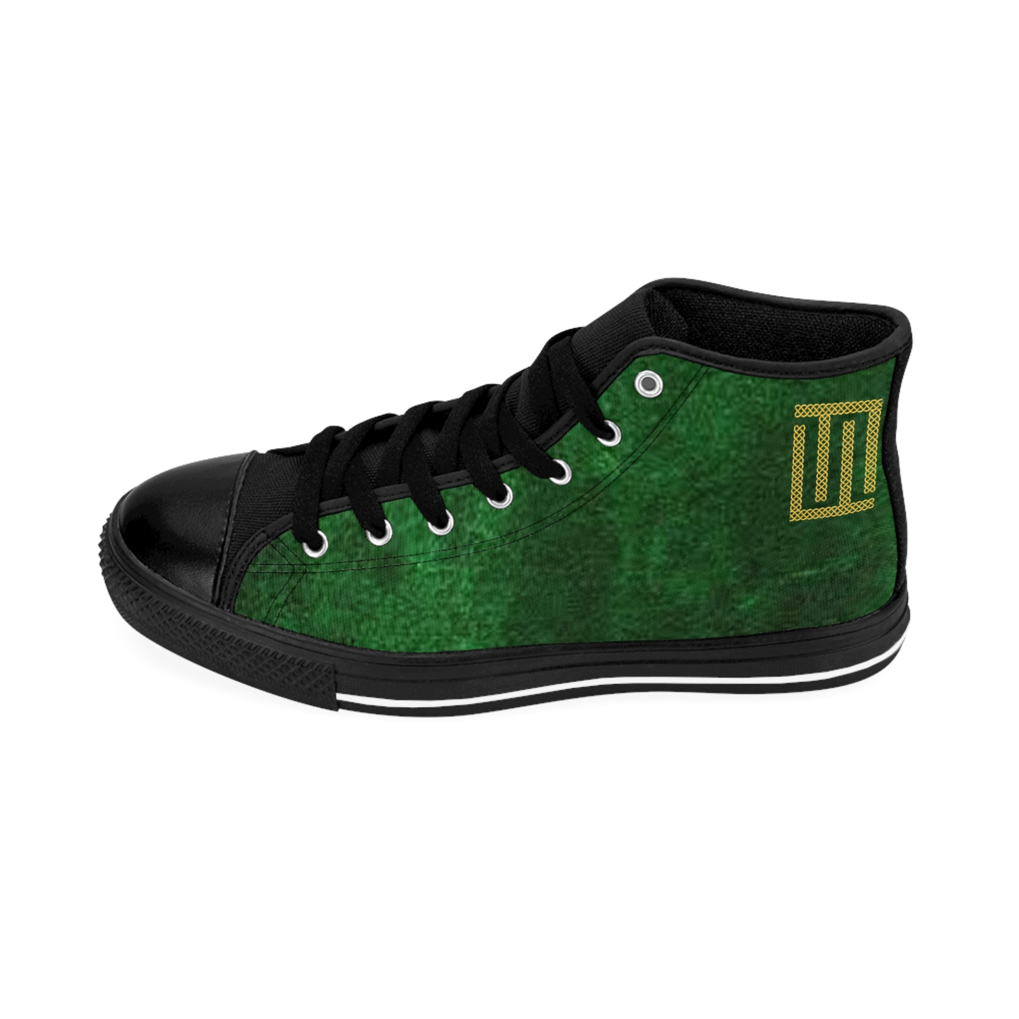 Fabled Fashion Green Velvet Women's Classic Sneakers