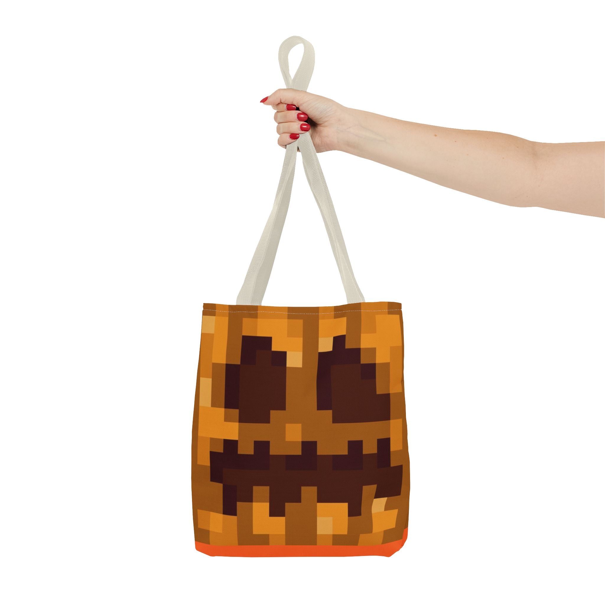 Minecraft Jack O Lantern inspired pumpkin Tote Bag (AOP) Perfect for  Halloween