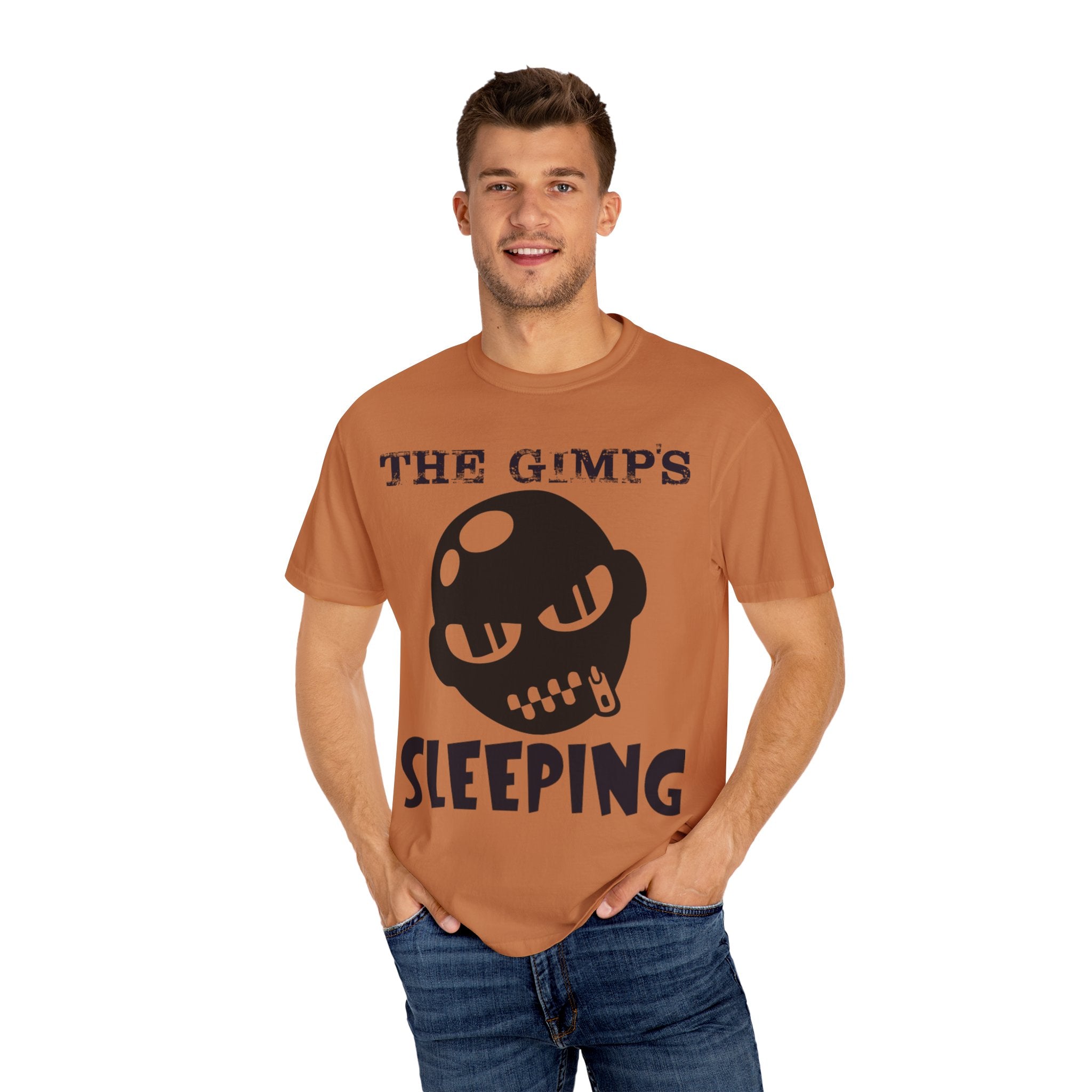 Pulp Fiction Gimp Sleeping inspired Unisex Garment-Dyed T-shirt