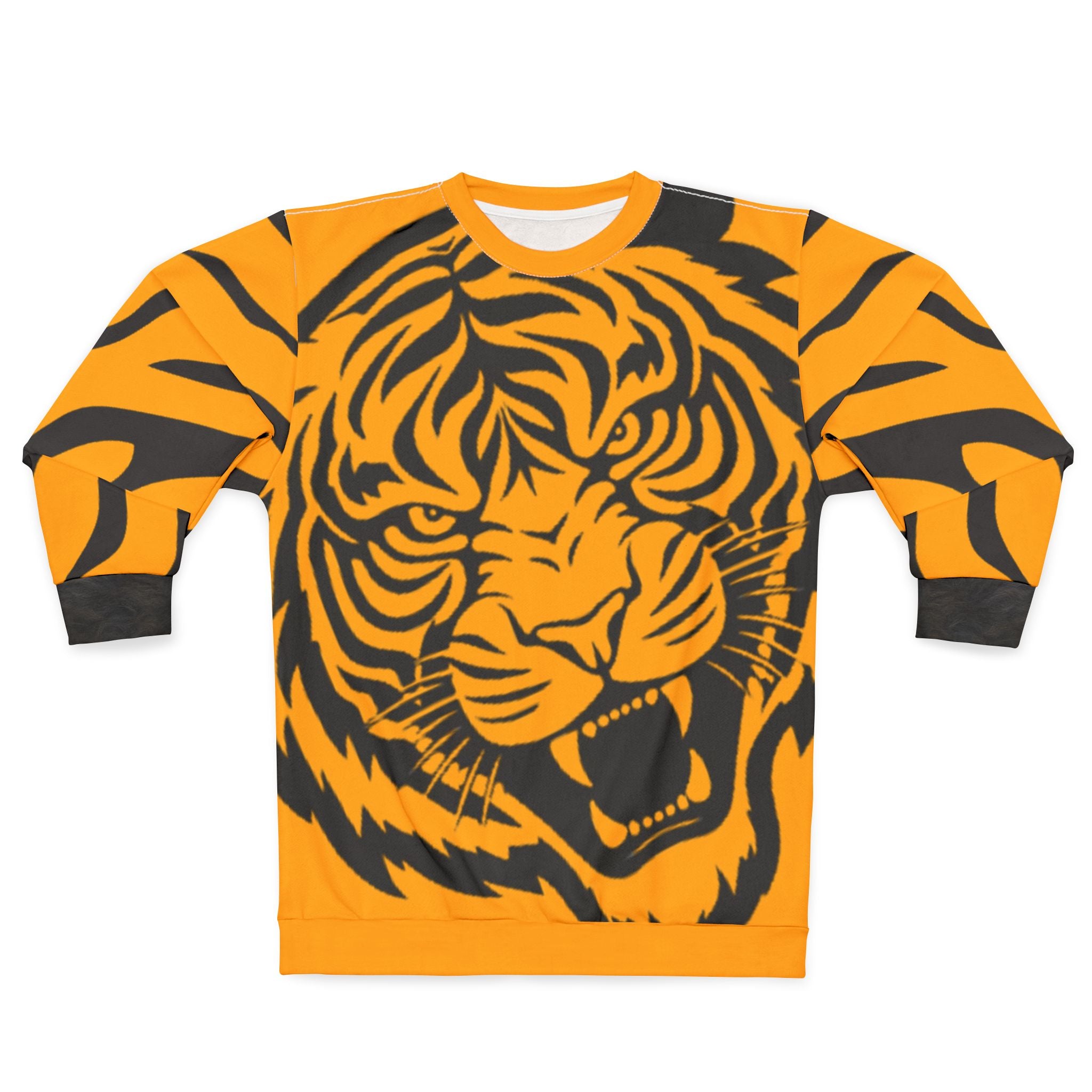 Tiger Print Unisex Sweatshirt (AOP)