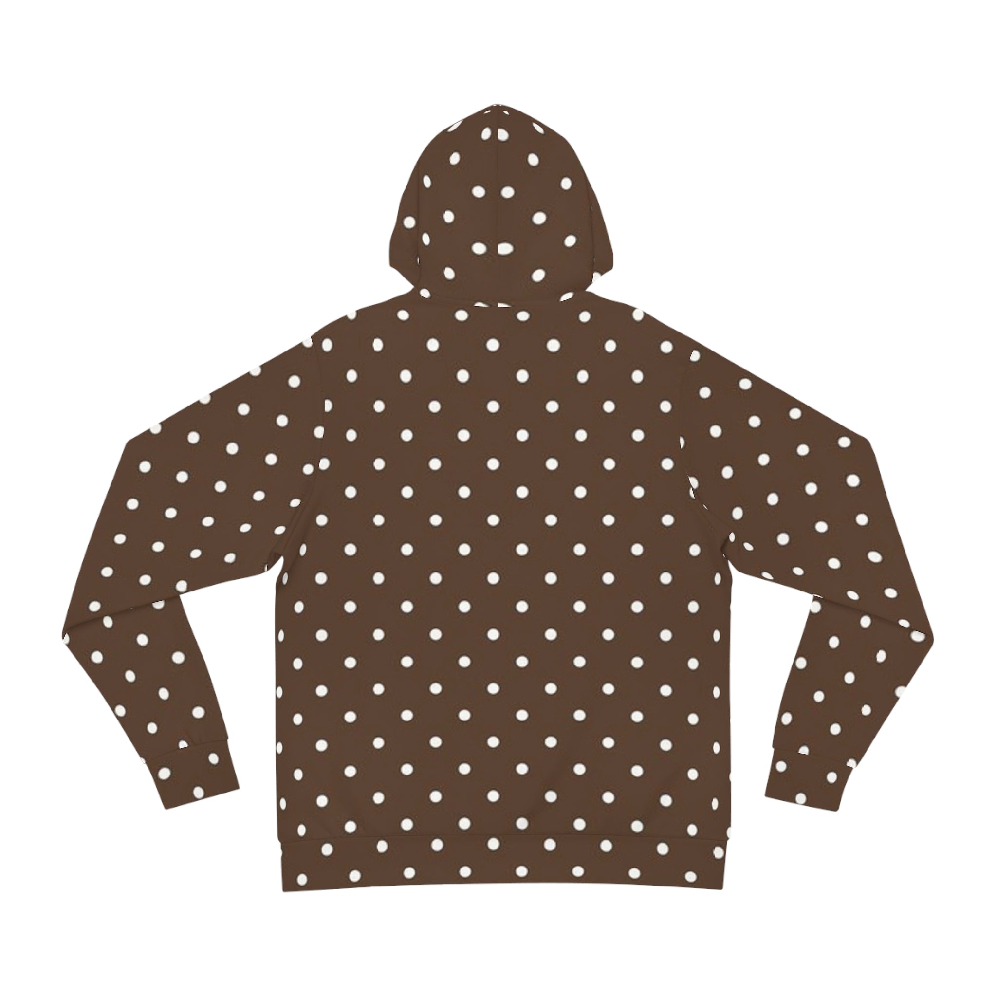 Fabled Fashion Chocolate Polka effect Unisex Hoodie (AOP)
