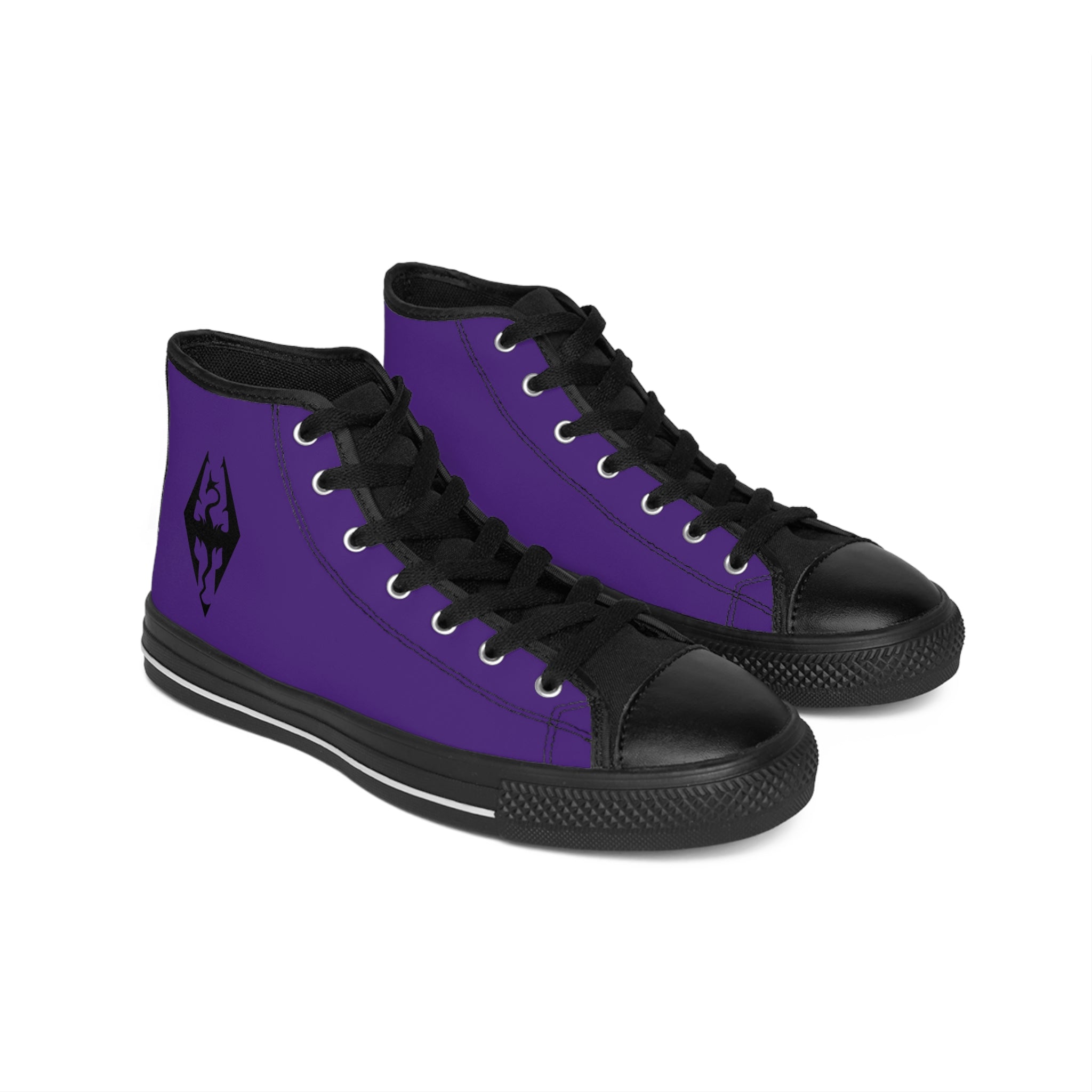 Dragonborn Women's Classic Sneakers (Purple)