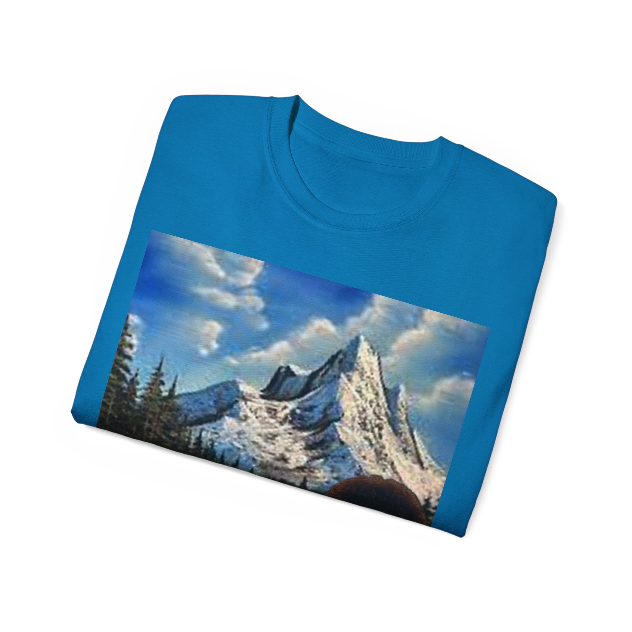 Bob Ross inspired 'little squirrel' Unisex Ultra Cotton Tee