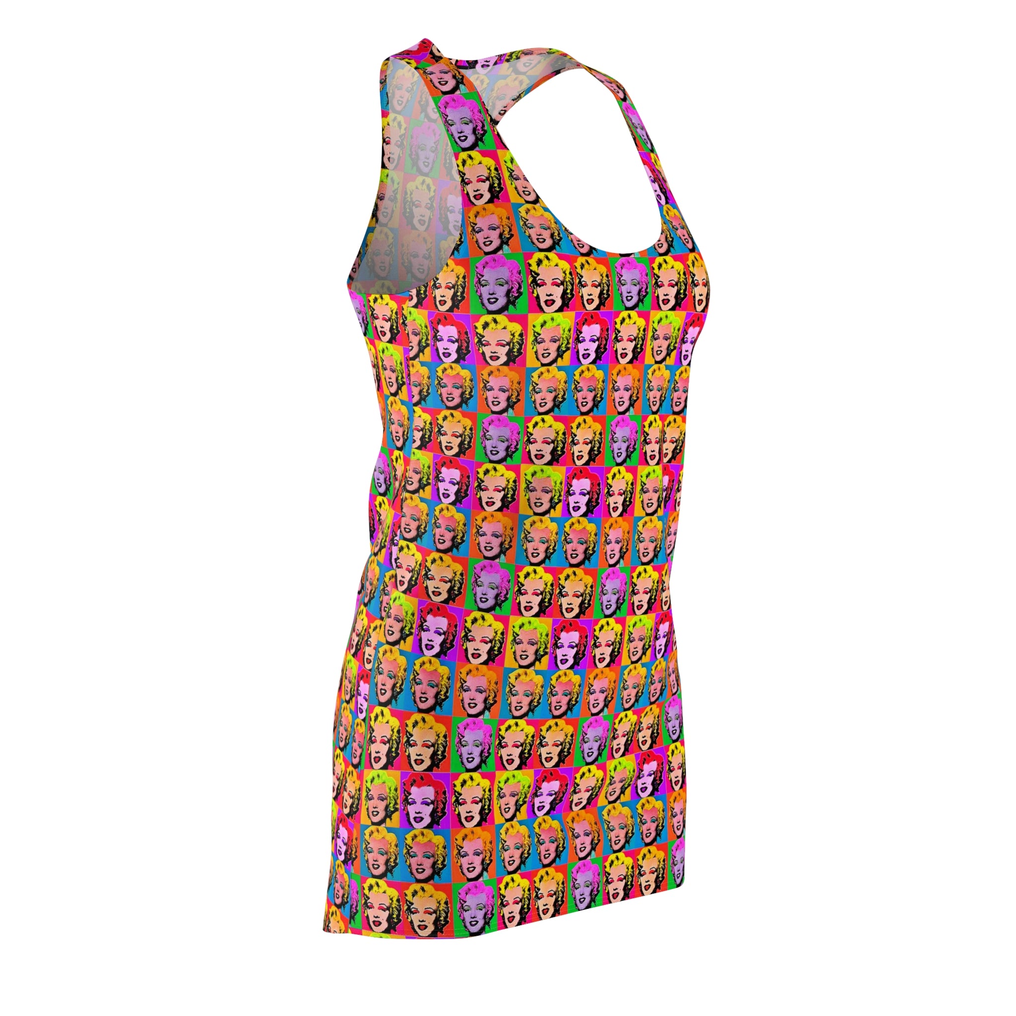 Racerback Dress Andy Warhol Marilyn Monroe Graphic Fabled Fashion