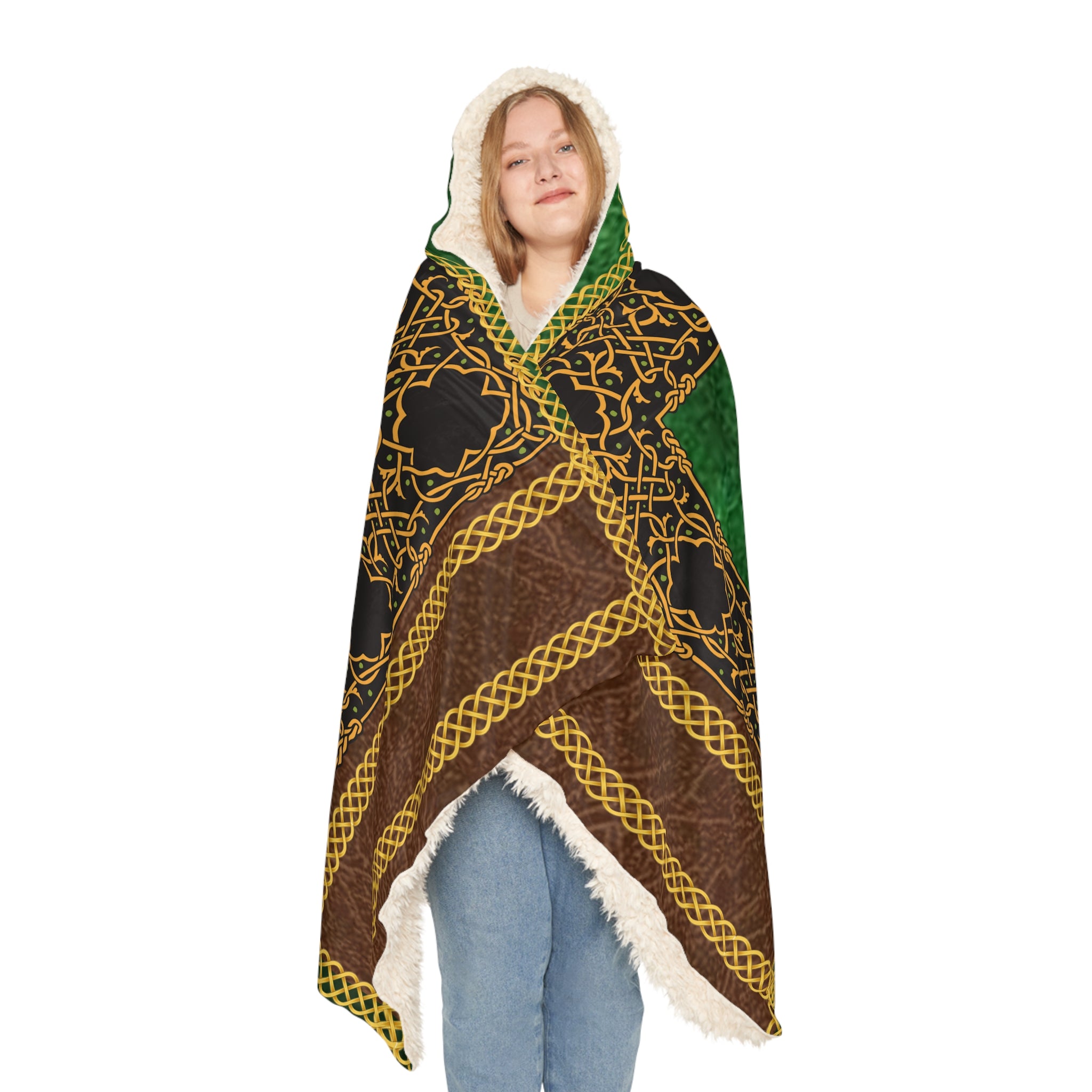 Lord of the Rings Inspired Hobbit shawl Snuggle Blanket