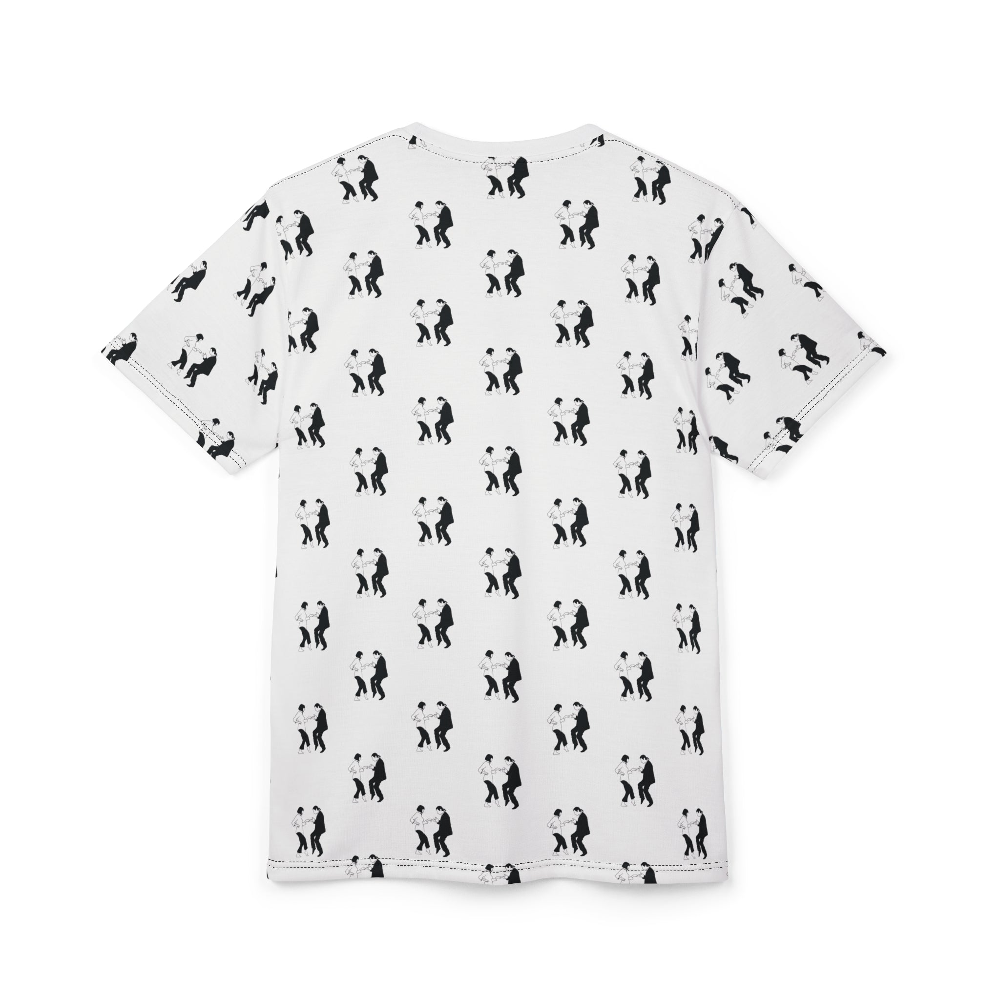 Jack Rabbit Slims dance Pulp Fiction inspired Unisex Cut & Sew Tee (AOP)