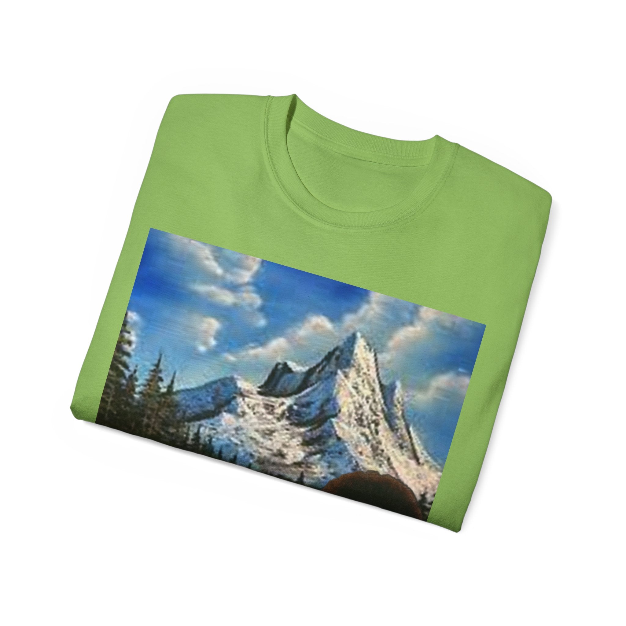 Bob Ross inspired 'little squirrel' Unisex Ultra Cotton Tee