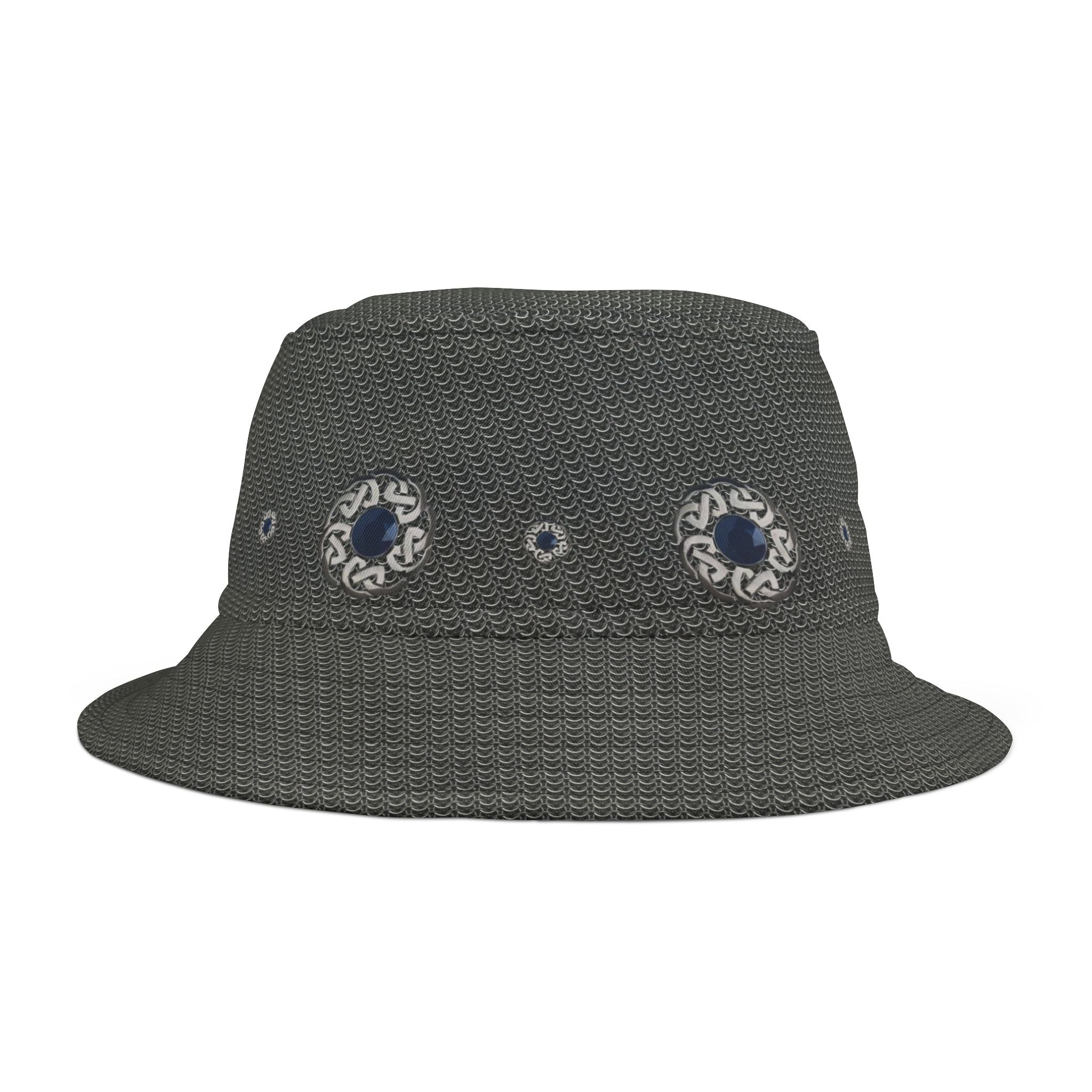 Bucket Hat, Chainmail Effect Design from Fabled Fashion