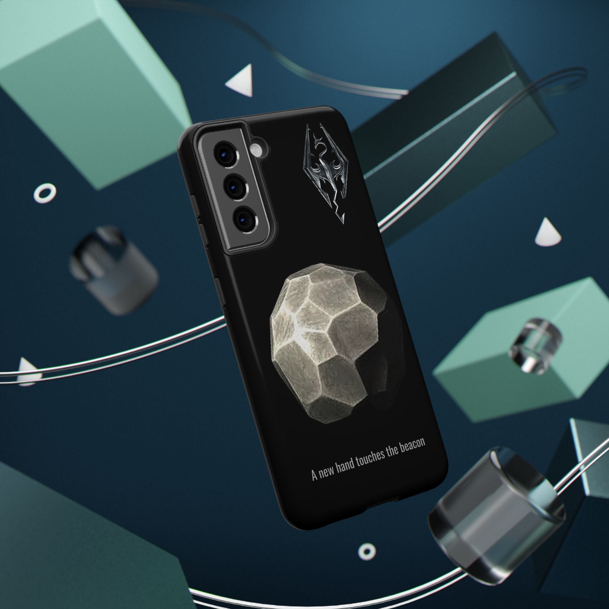 Dragonborn Meridias beacon, A new hand touches the beacon Impact-Resistant Cases