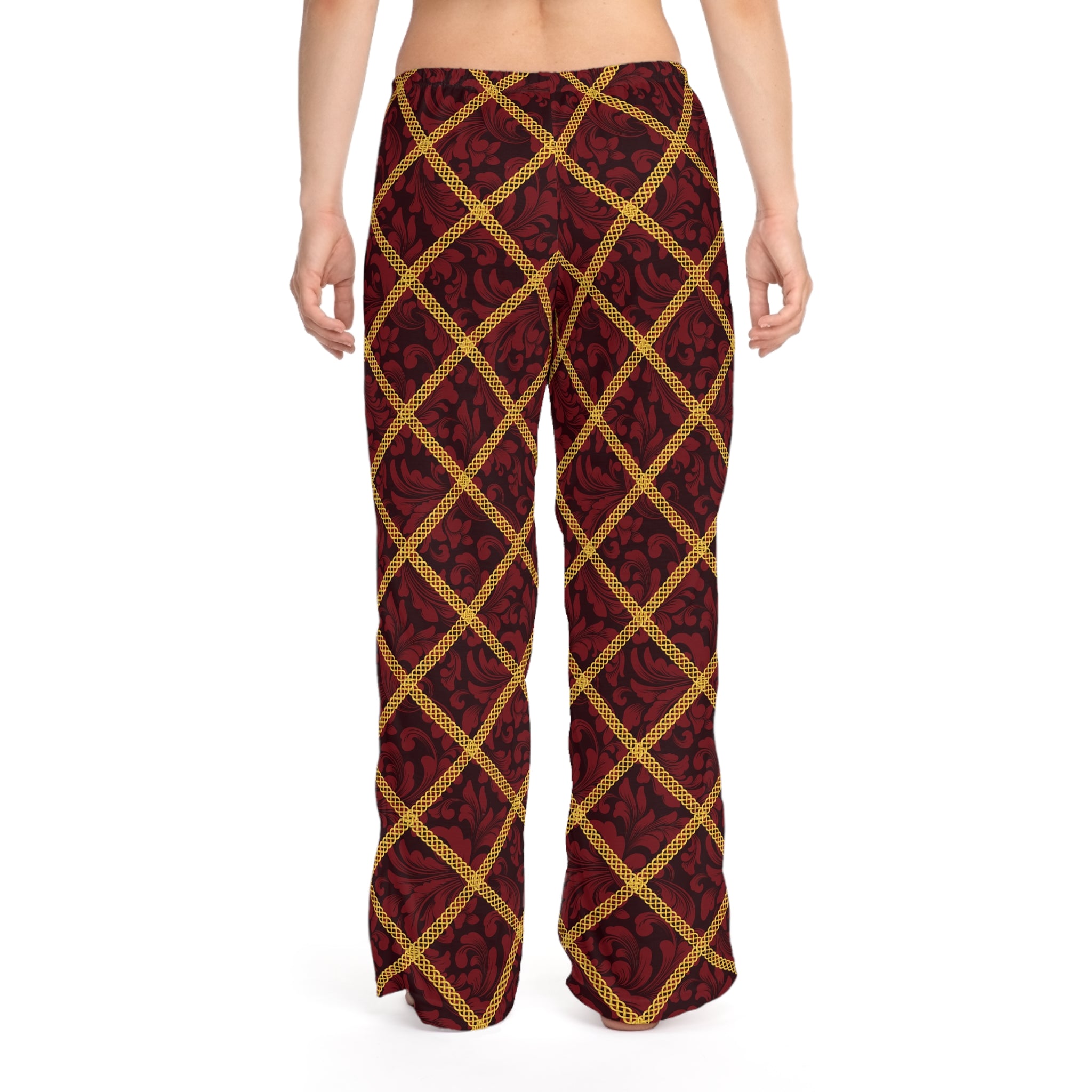Fabled Fashion Celtic Damask Women's Pajama Pants (AOP)
