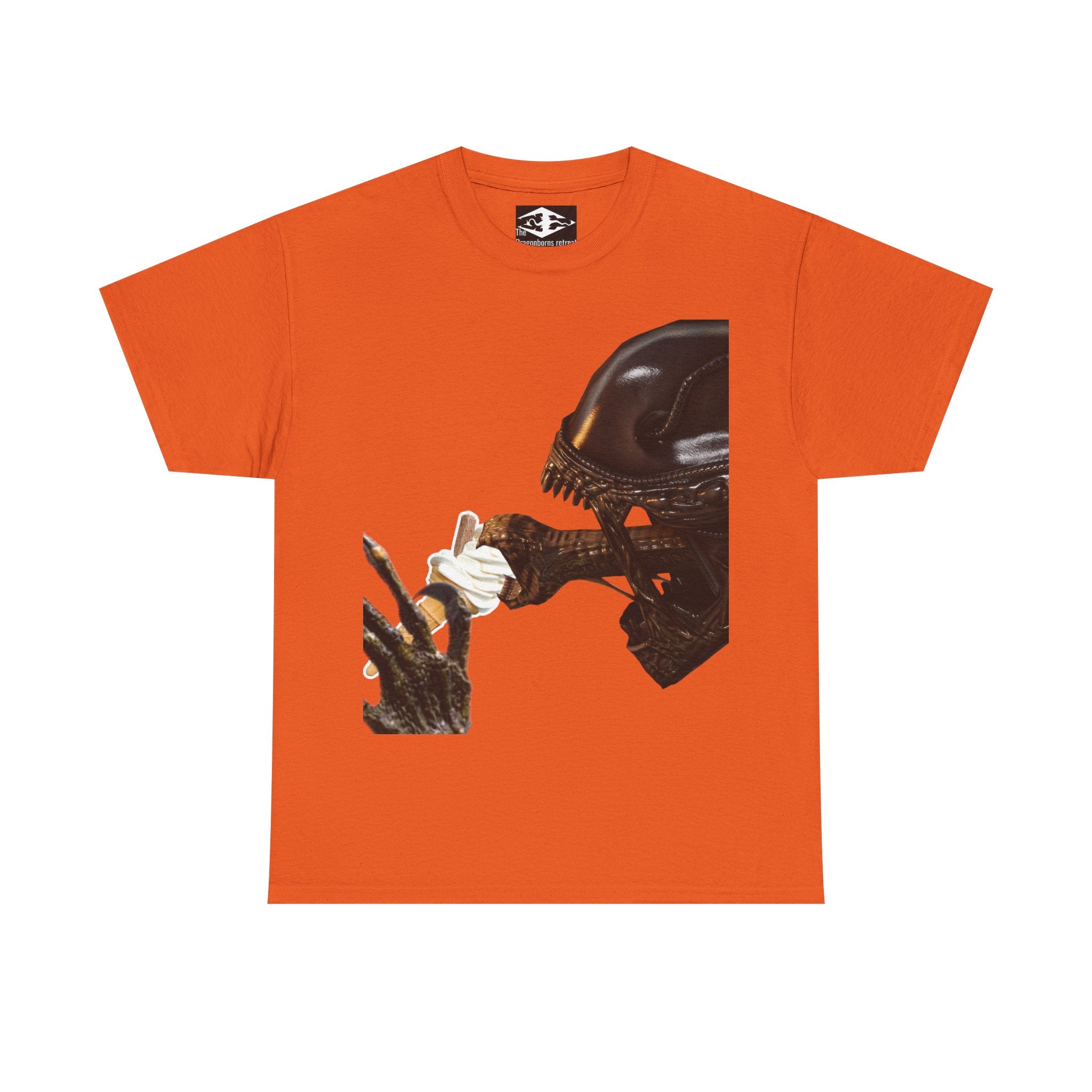 Alien ice cream Unisex Funny Heavy Cotton Tee