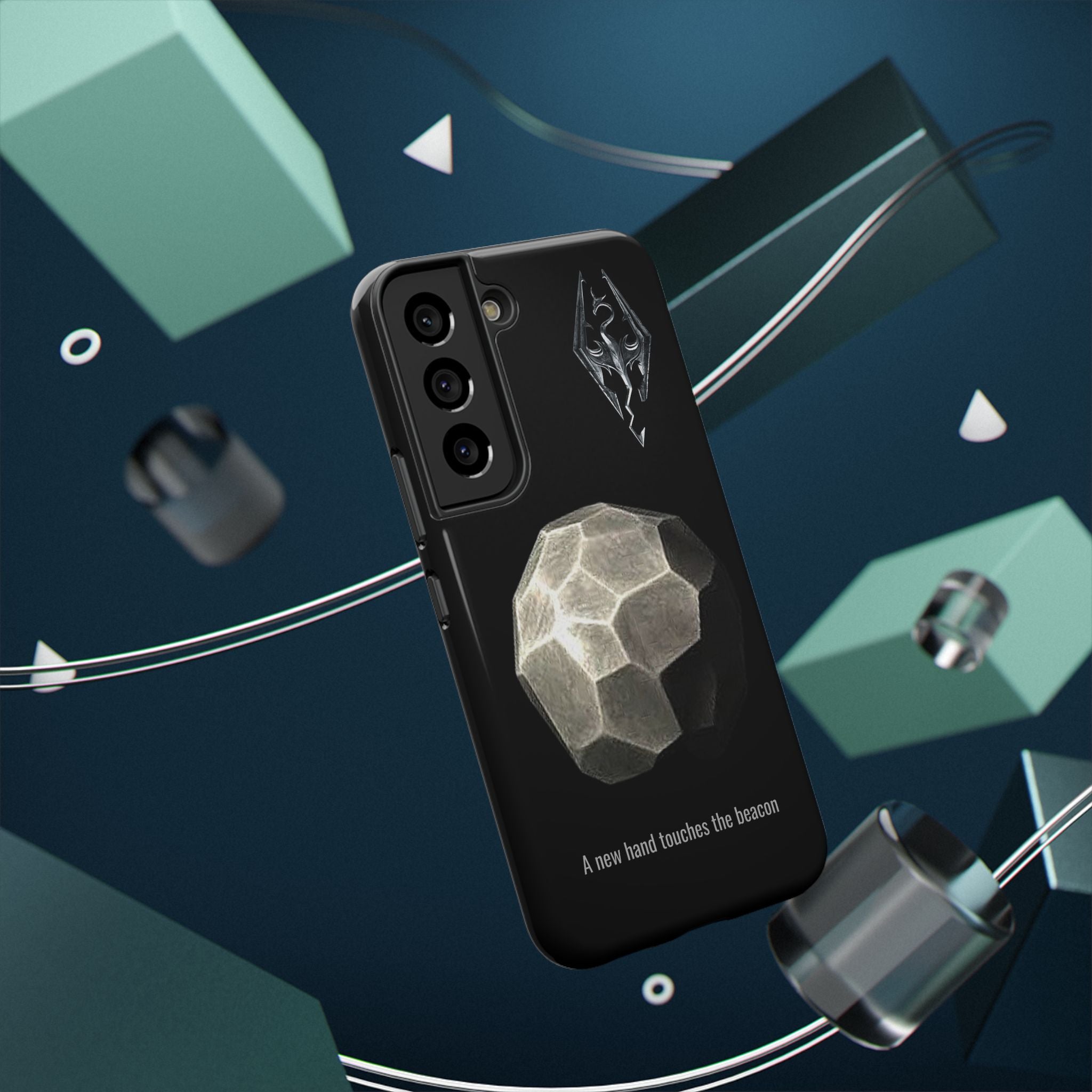 Dragonborn Meridias beacon, A new hand touches the beacon Impact-Resistant Cases