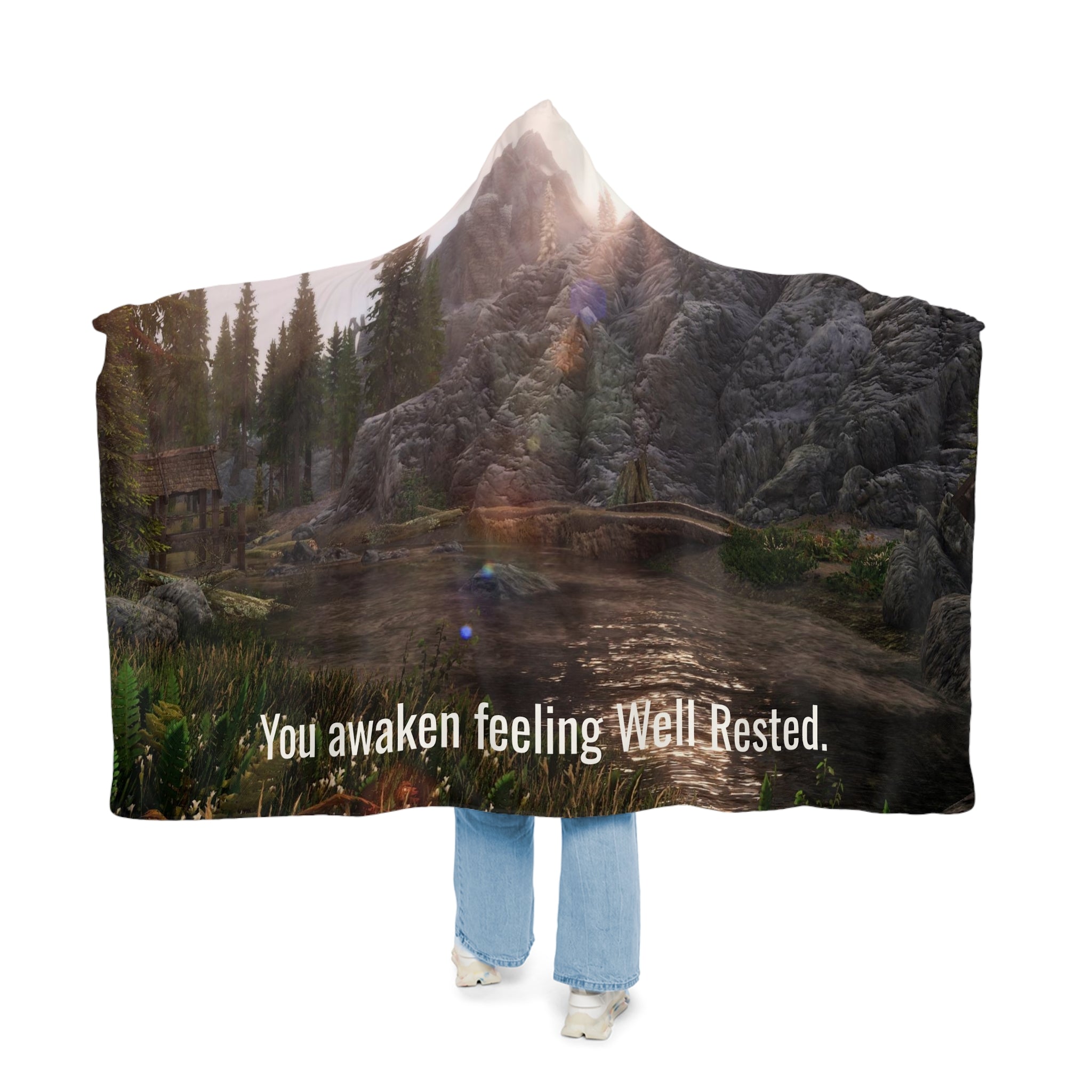 Dragonborn Skyrim Snuggle Blanket