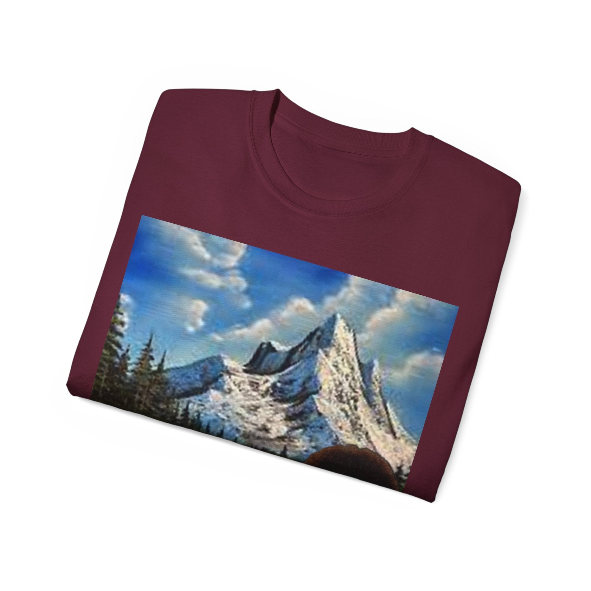 Bob Ross inspired 'little squirrel' Unisex Ultra Cotton Tee
