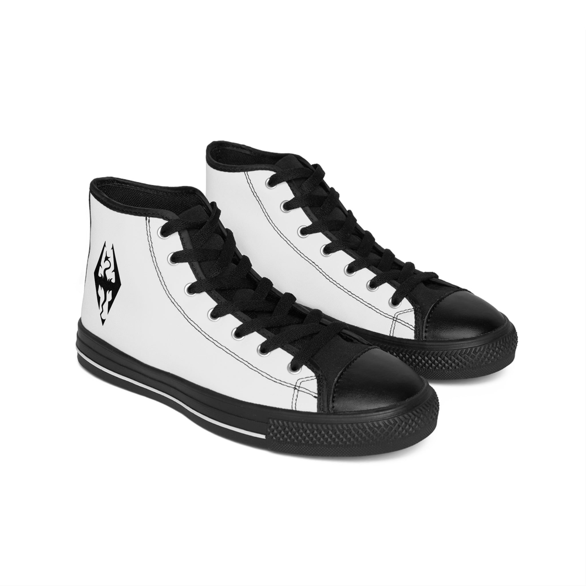 Dragonborn Men's Classic Sneakers (White)
