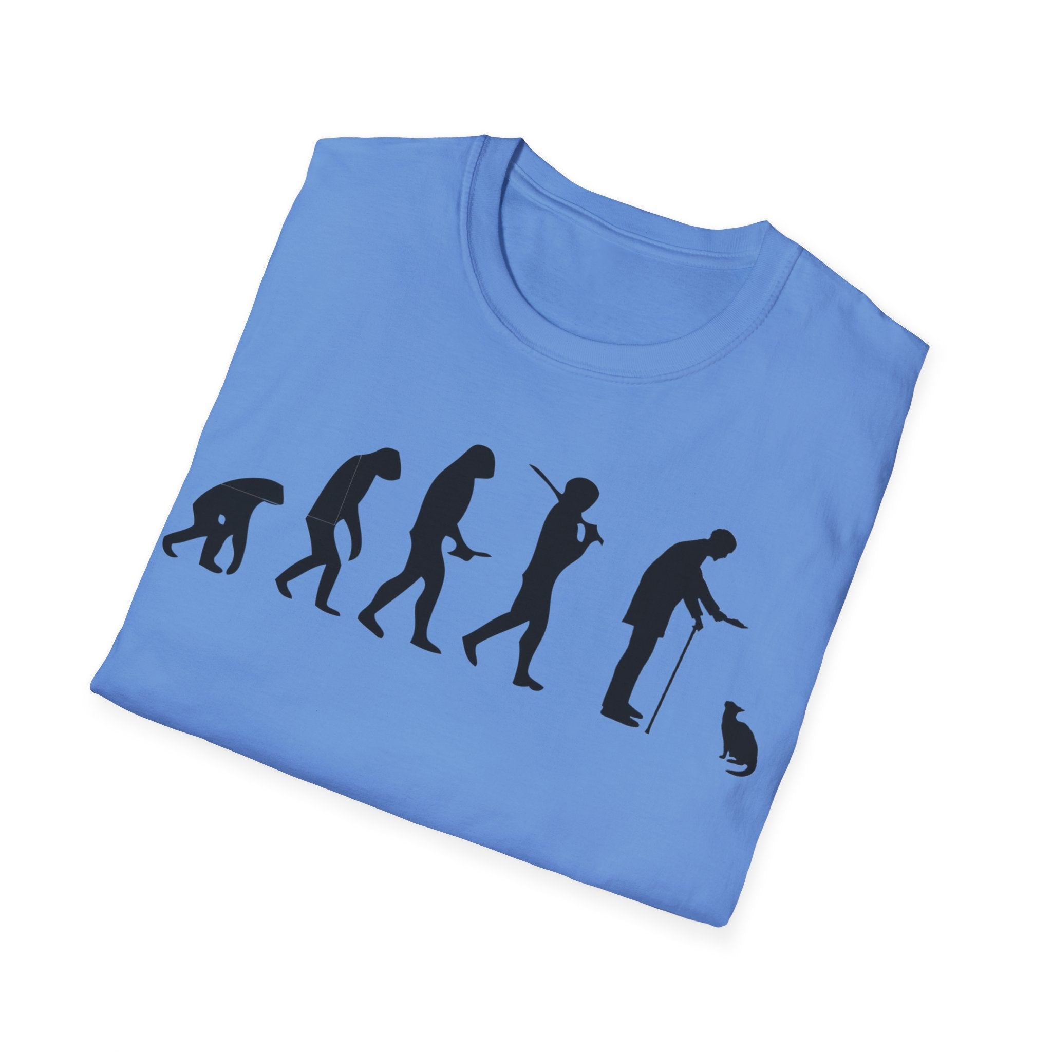 Cat Lover evolution Unisex Softstyle T-Shirt