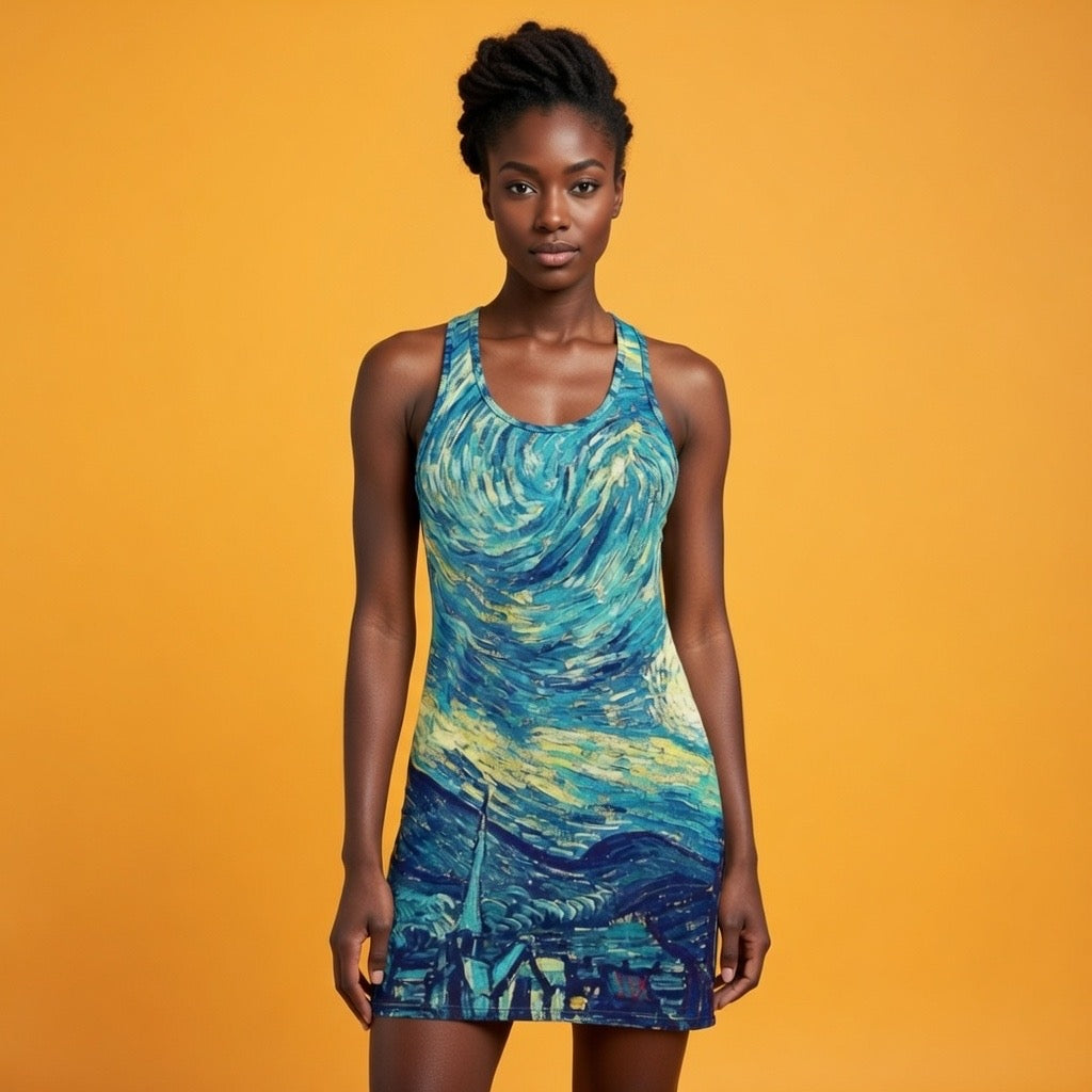 Fabled Fashion Starry Night Racerback Dress