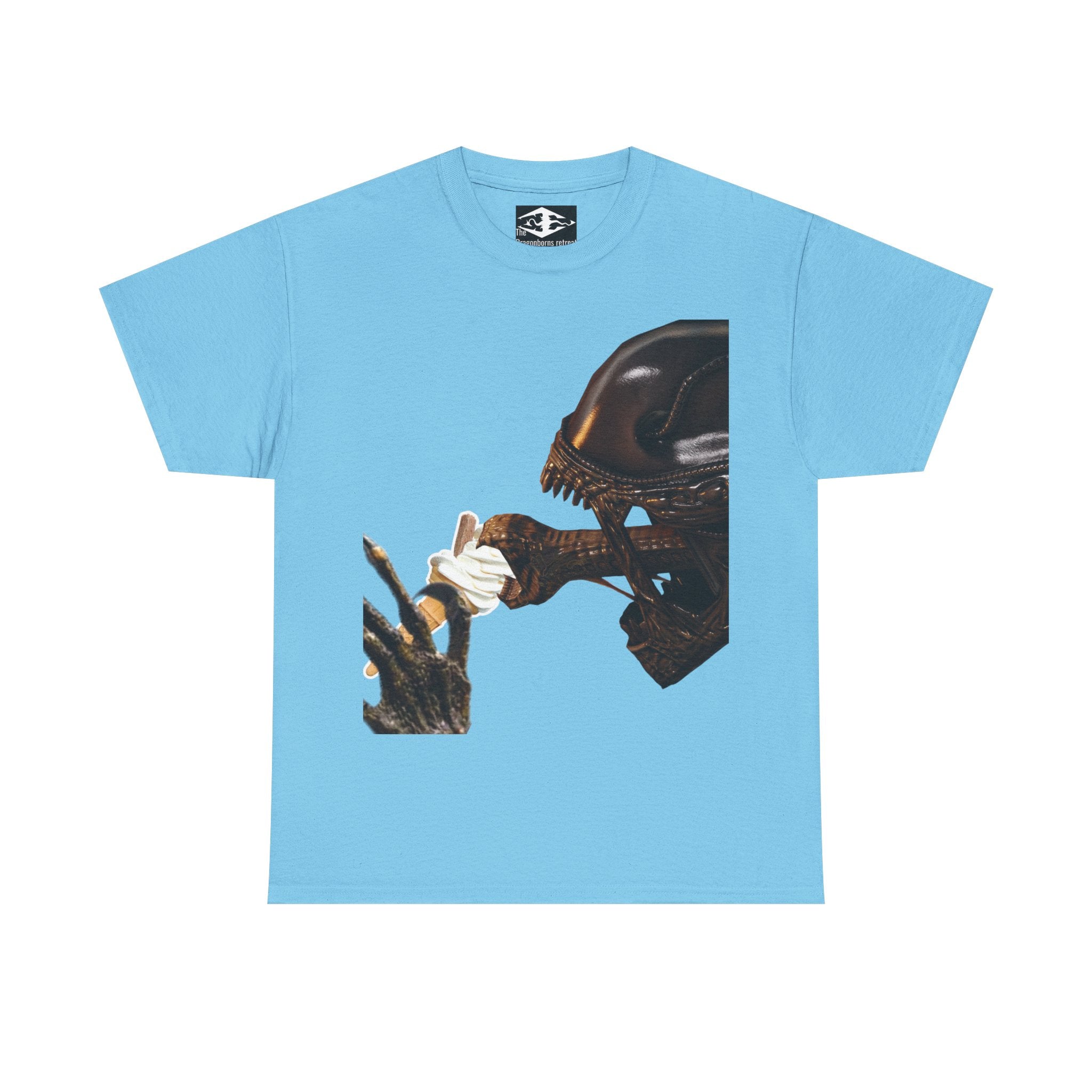 Alien ice cream Unisex Funny Heavy Cotton Tee