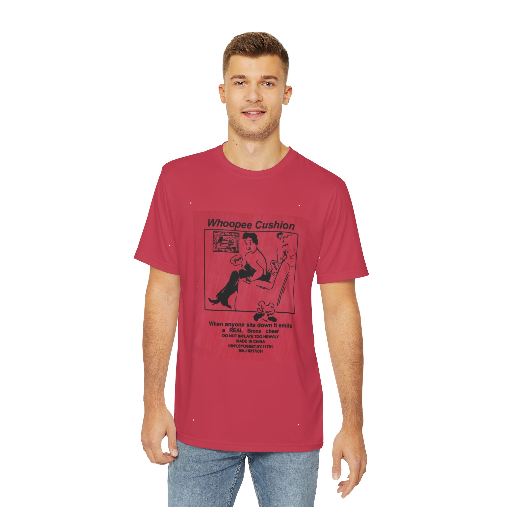 Whoopee Cushion Men's Polyester Tee (AOP)