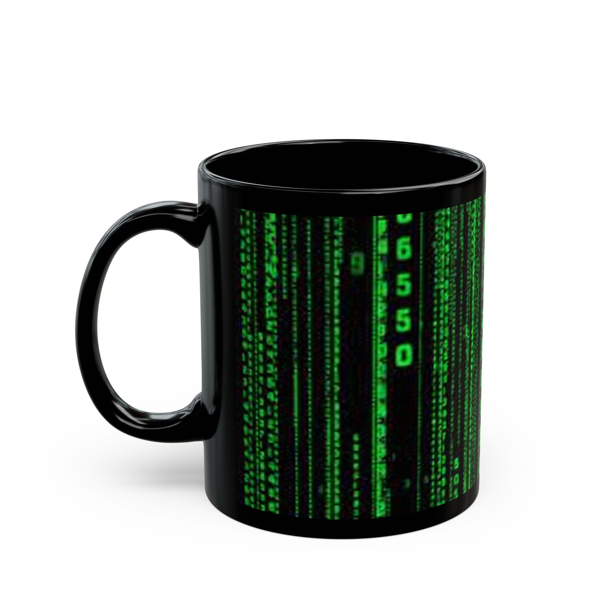 Matrix code 11oz Black Mug
